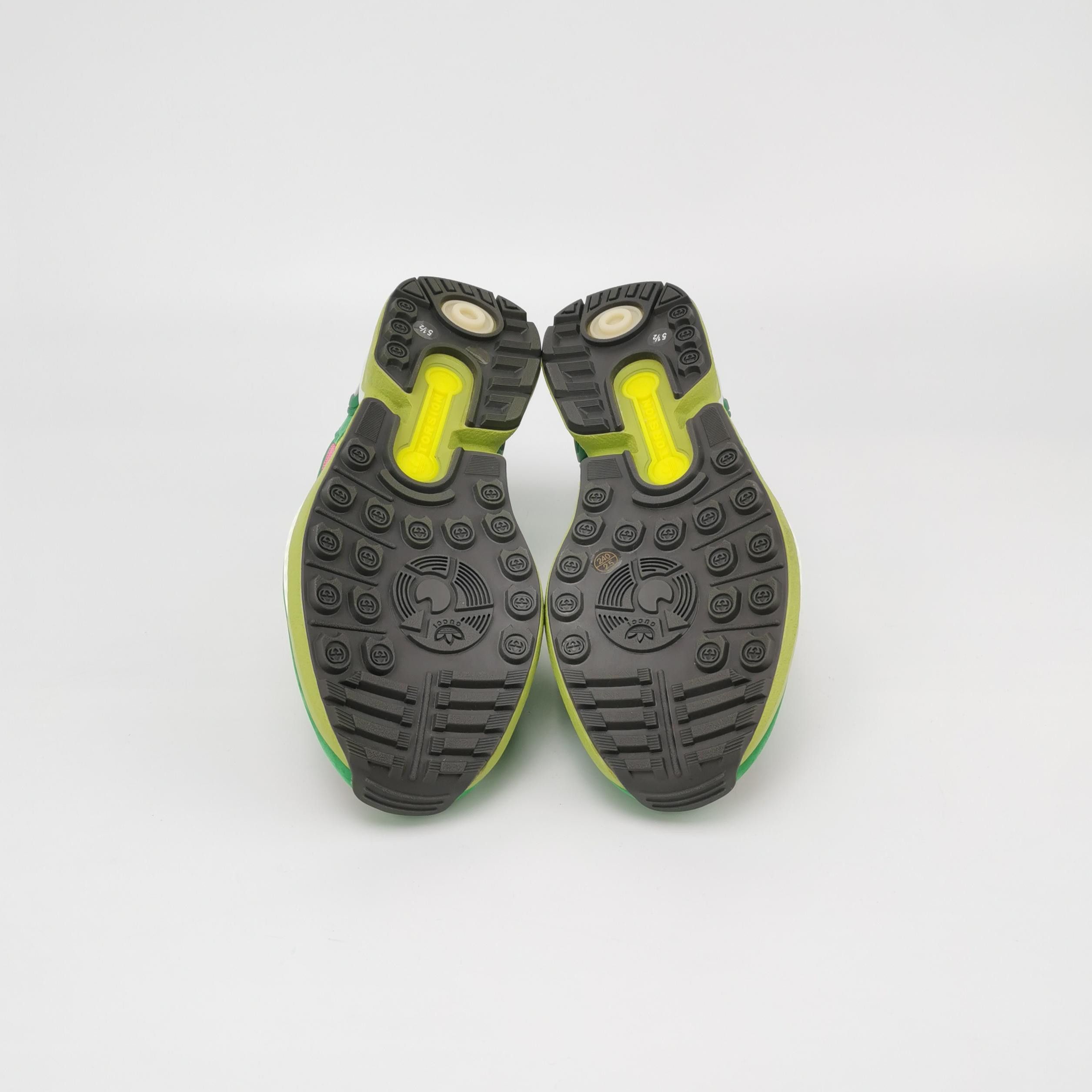 Gucci Gucci x Adidas Green ZX8000 Sneakers EU 39.5 Size US 6 / EU 39 - 6 Thumbnail