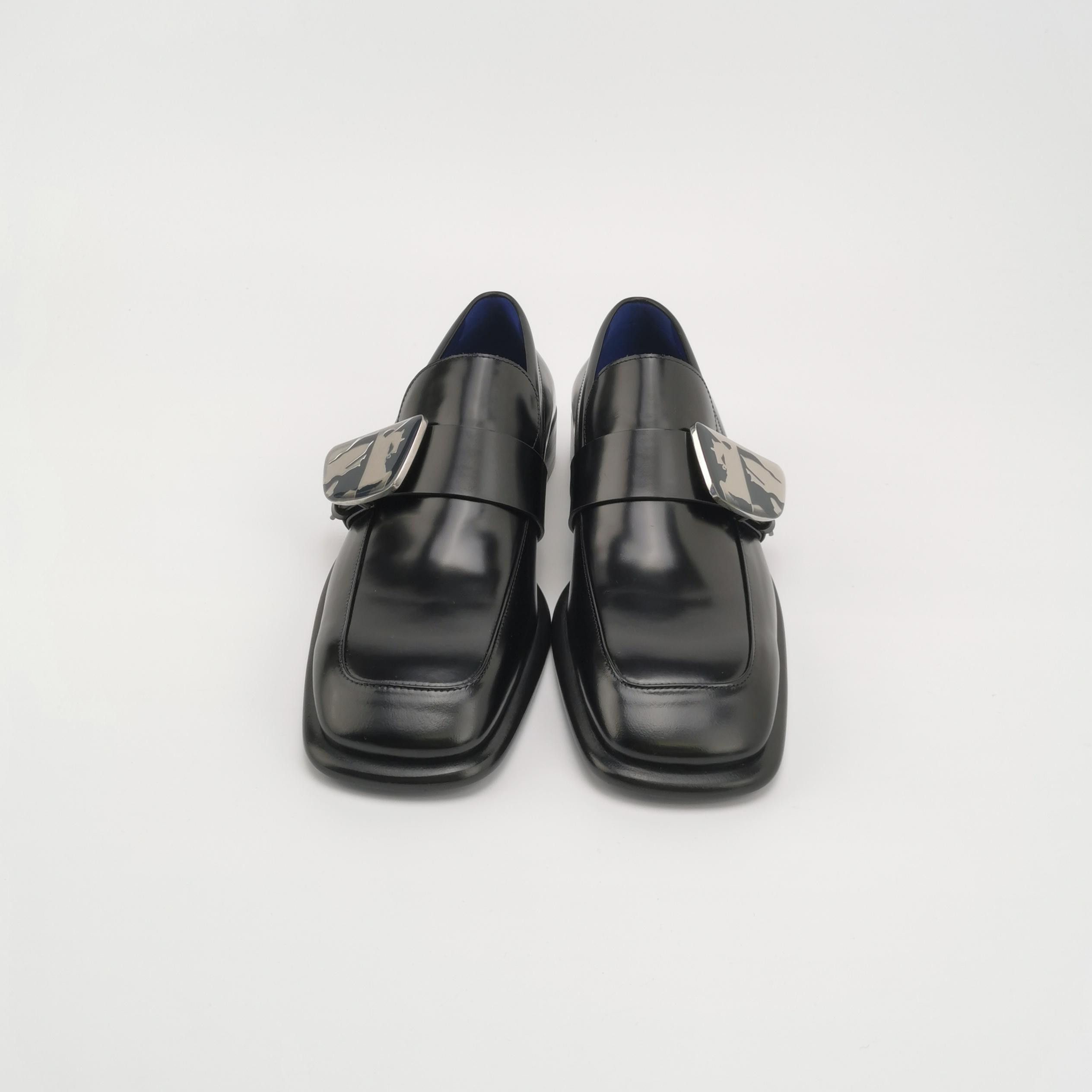 Burberry Burberry Shield Logo Square Toe Shoes 42 Size US 9 / EU 42 - 4 Thumbnail