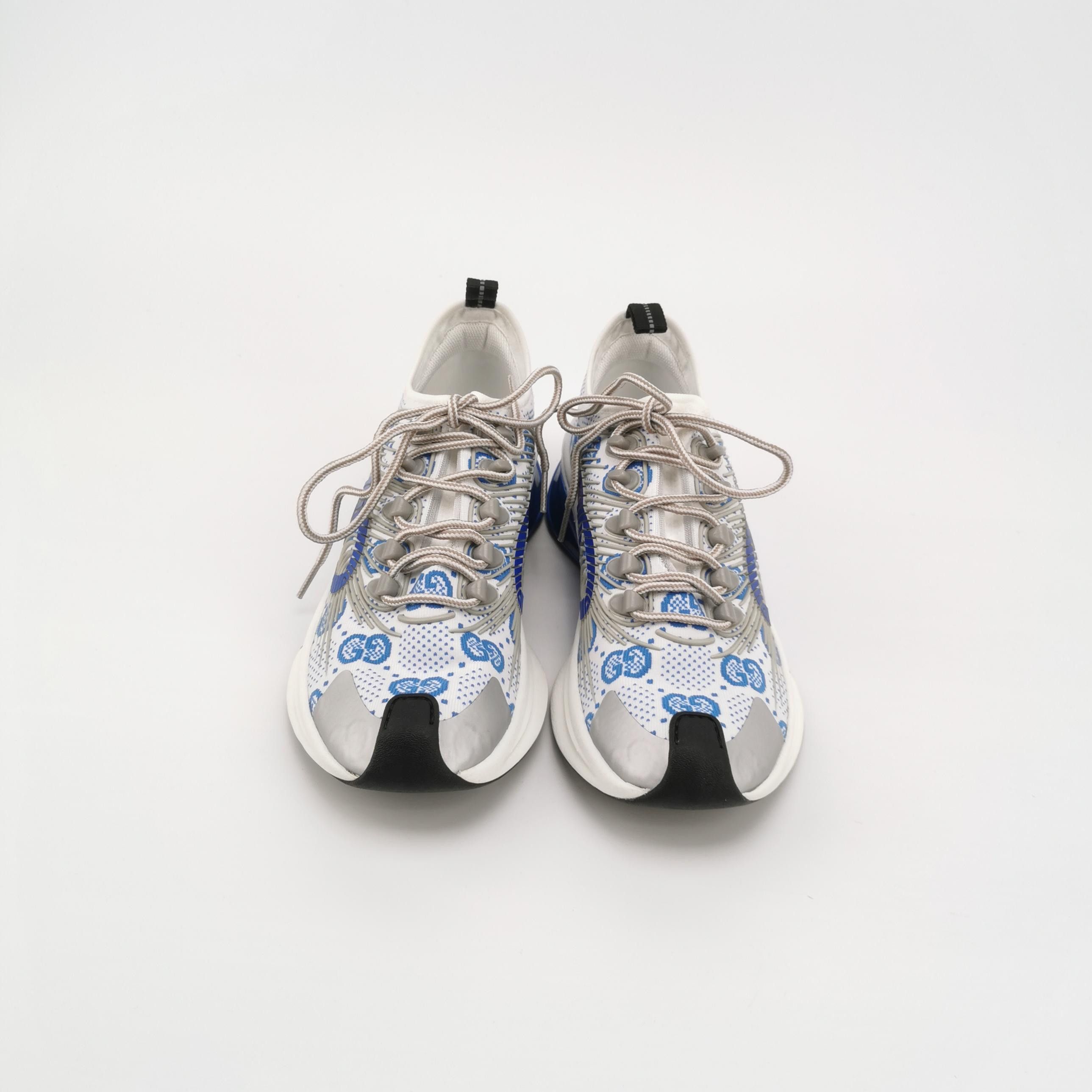 Gucci Gucci Run Blue Interlocking G Sneakers 6.5 Size US 7 / EU 40 - 4 Thumbnail