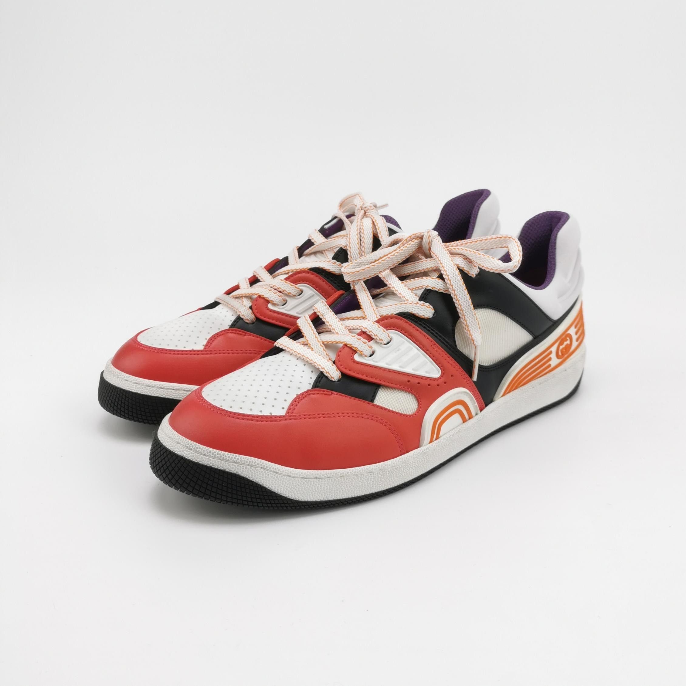 Gucci Gucci Multi-Color Basket Sneakers 9.5 Size US 10 / EU 43 - 3 Thumbnail