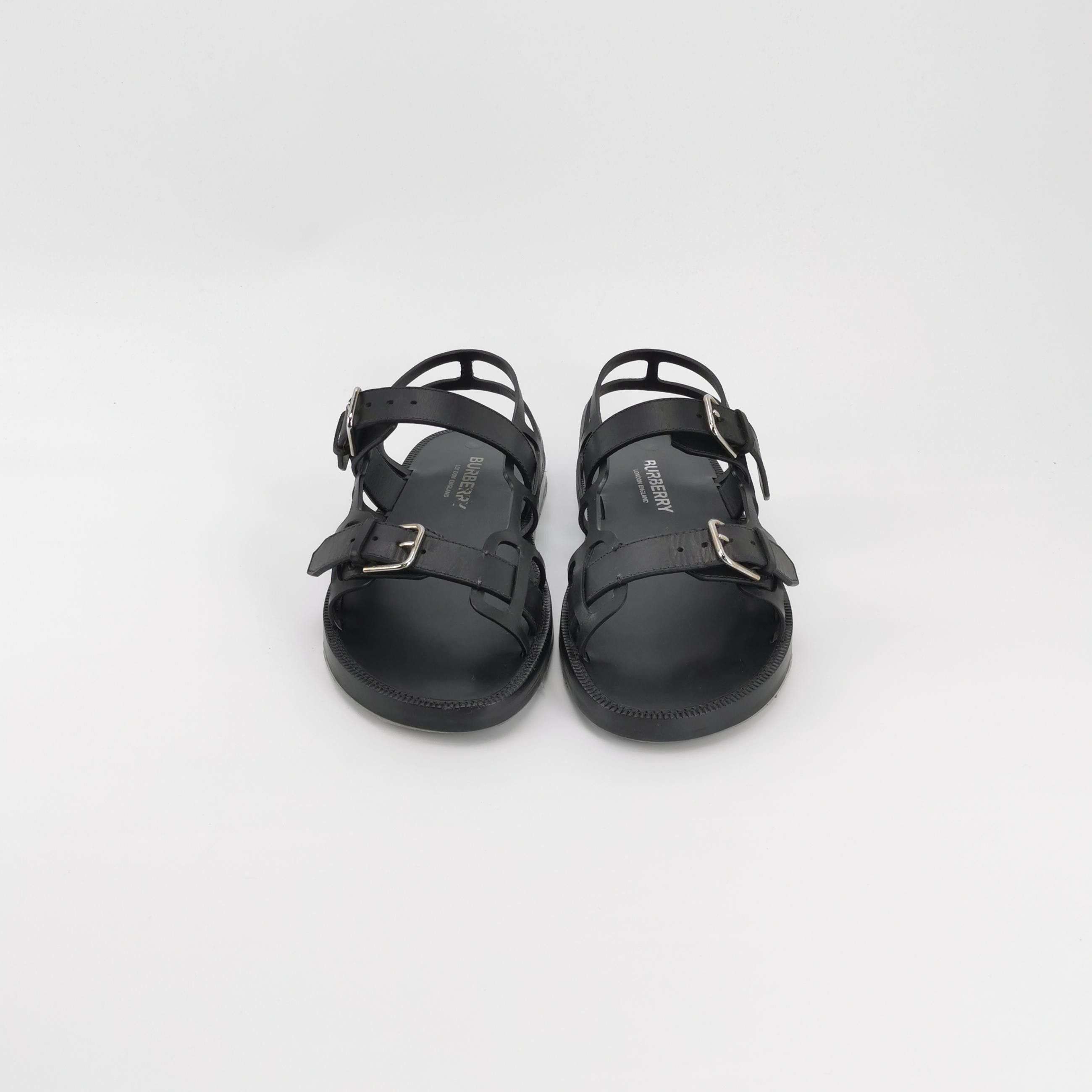 Burberry Burberry Leather Cage Sandals Size 43 Size US 10 / EU 43 - 4 Thumbnail