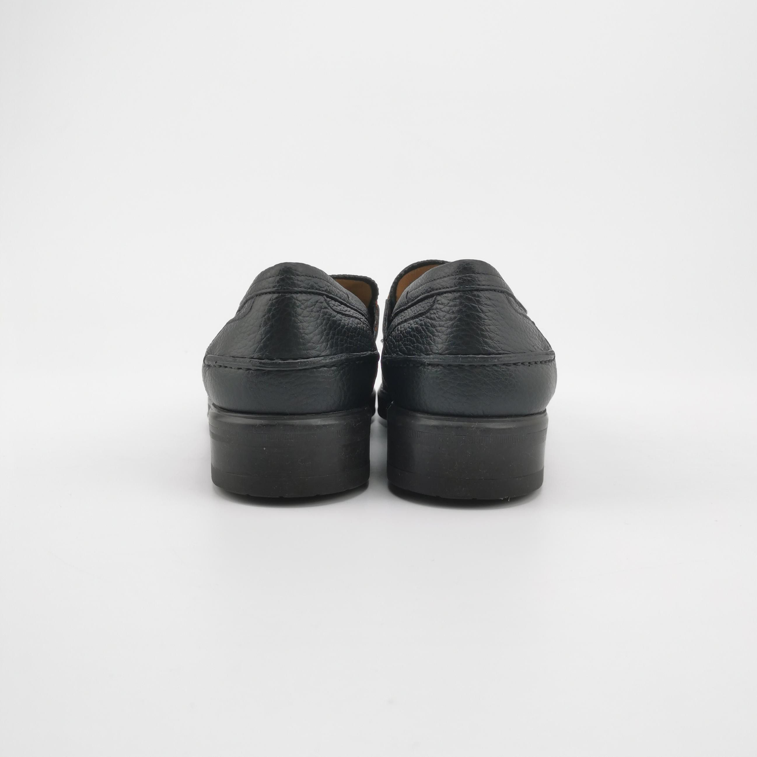 Bally Bally Webbing B Logo Leather Loafers 39.5 Size US 6 / EU 39 - 5 Thumbnail