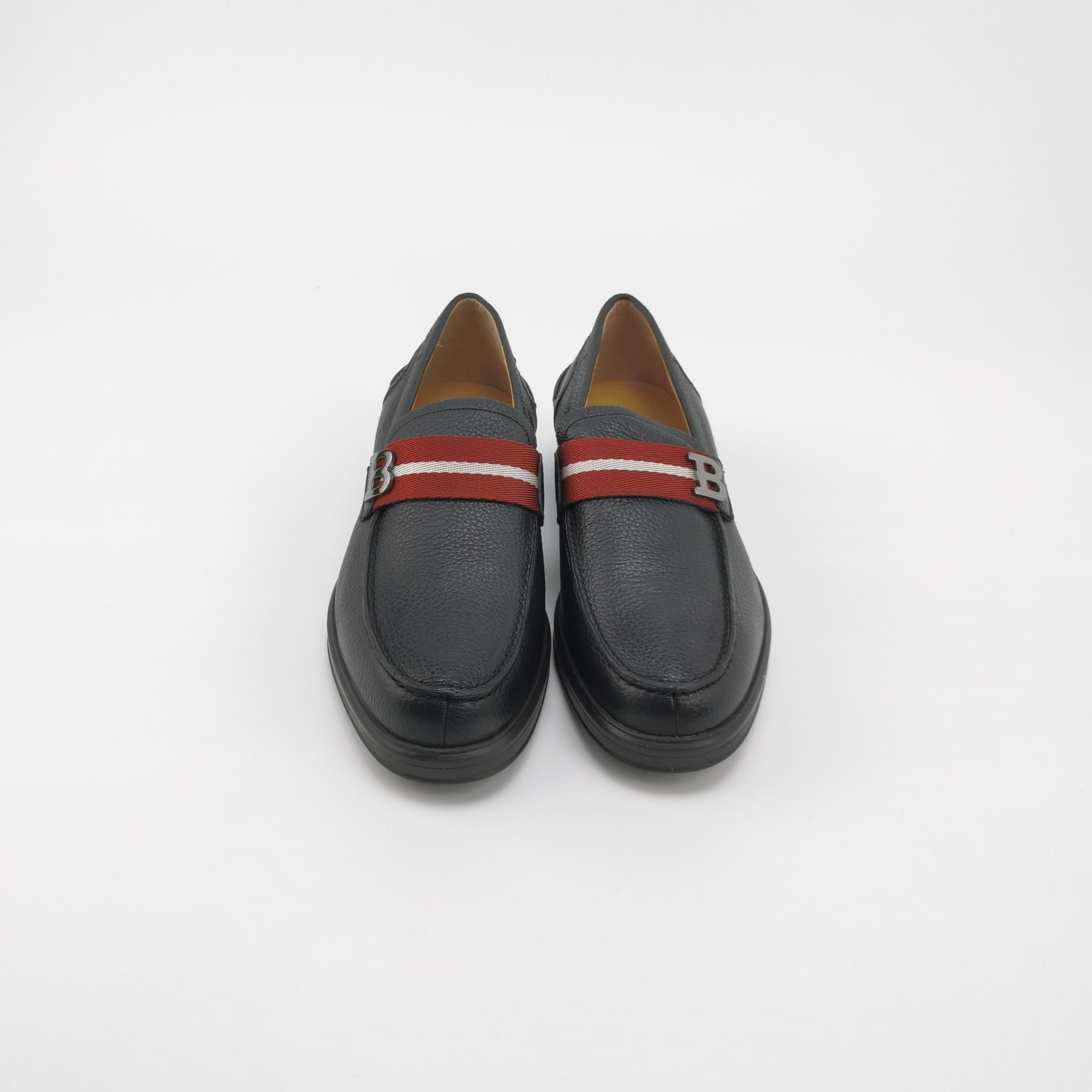 Bally Bally Webbing B Logo Leather Loafers 39.5 Size US 6 / EU 39 - 4 Thumbnail