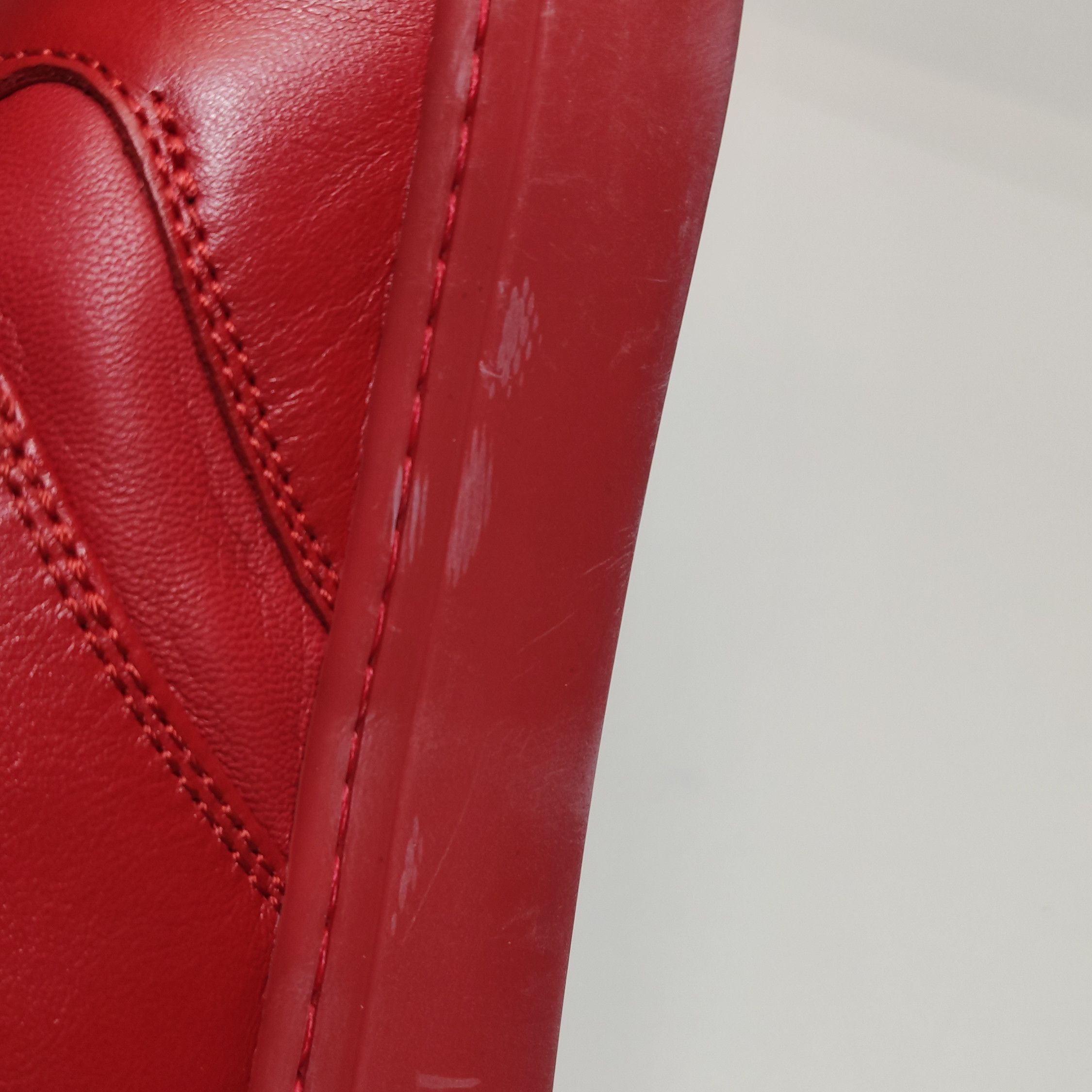 Z Zegna Z Zegna Red Leather Low-Top Sneakers 42.5 Size US 9 / EU 42 - 8 Thumbnail