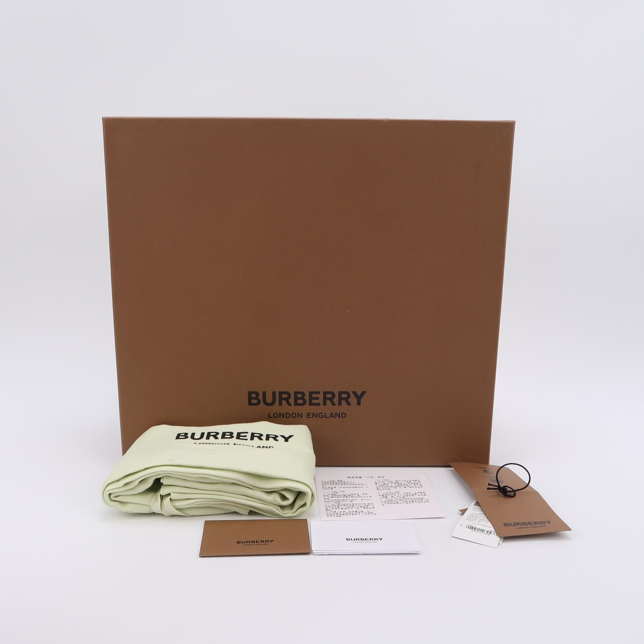 Burberry Burberry Red Suede Panel Sneakers 39 Size US 6 / EU 39 - 7 Thumbnail