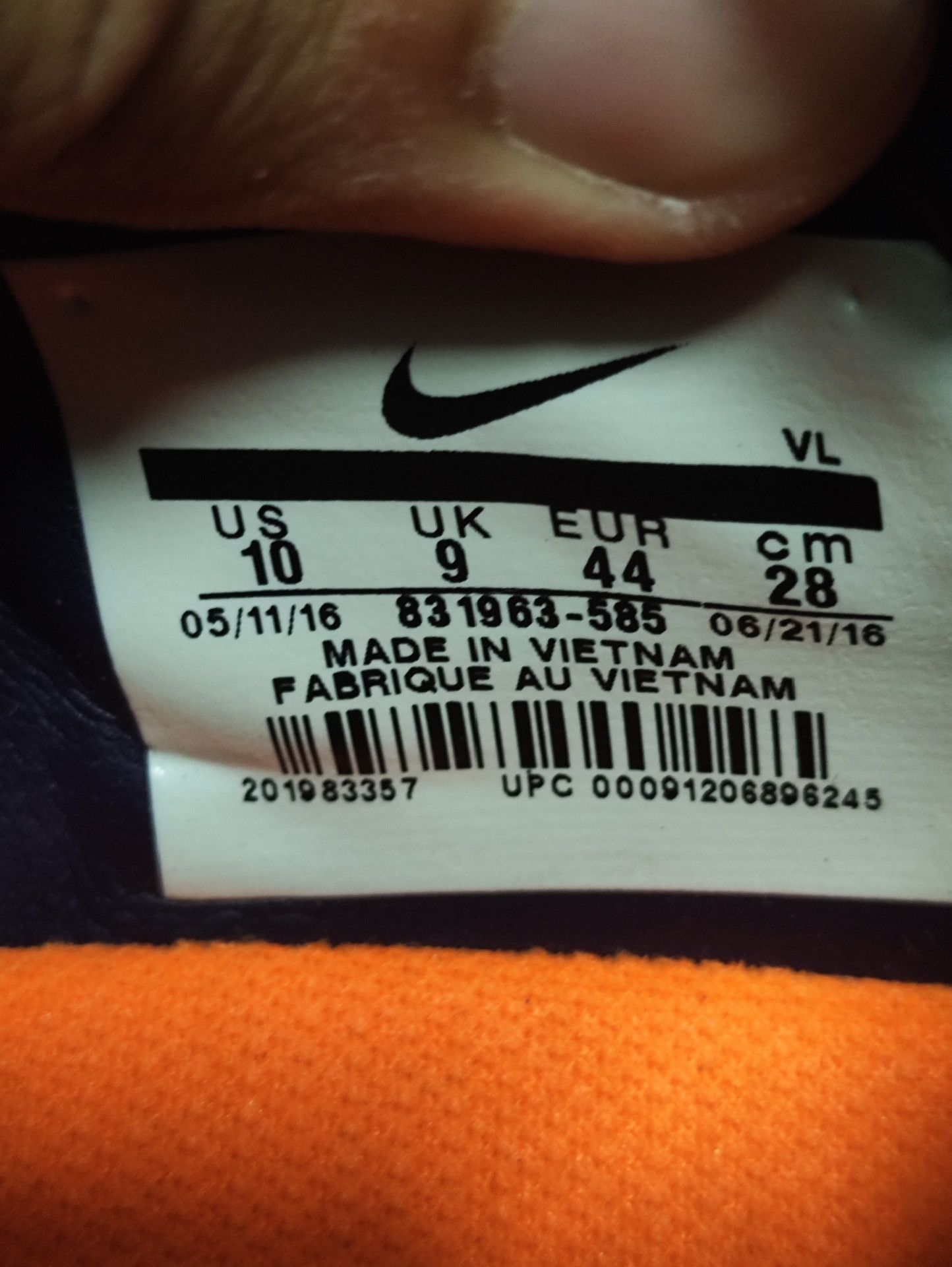 Nike Nike Purple Lowtop Sneakers 11 Men Size US 11 / EU 44 - 8 Thumbnail