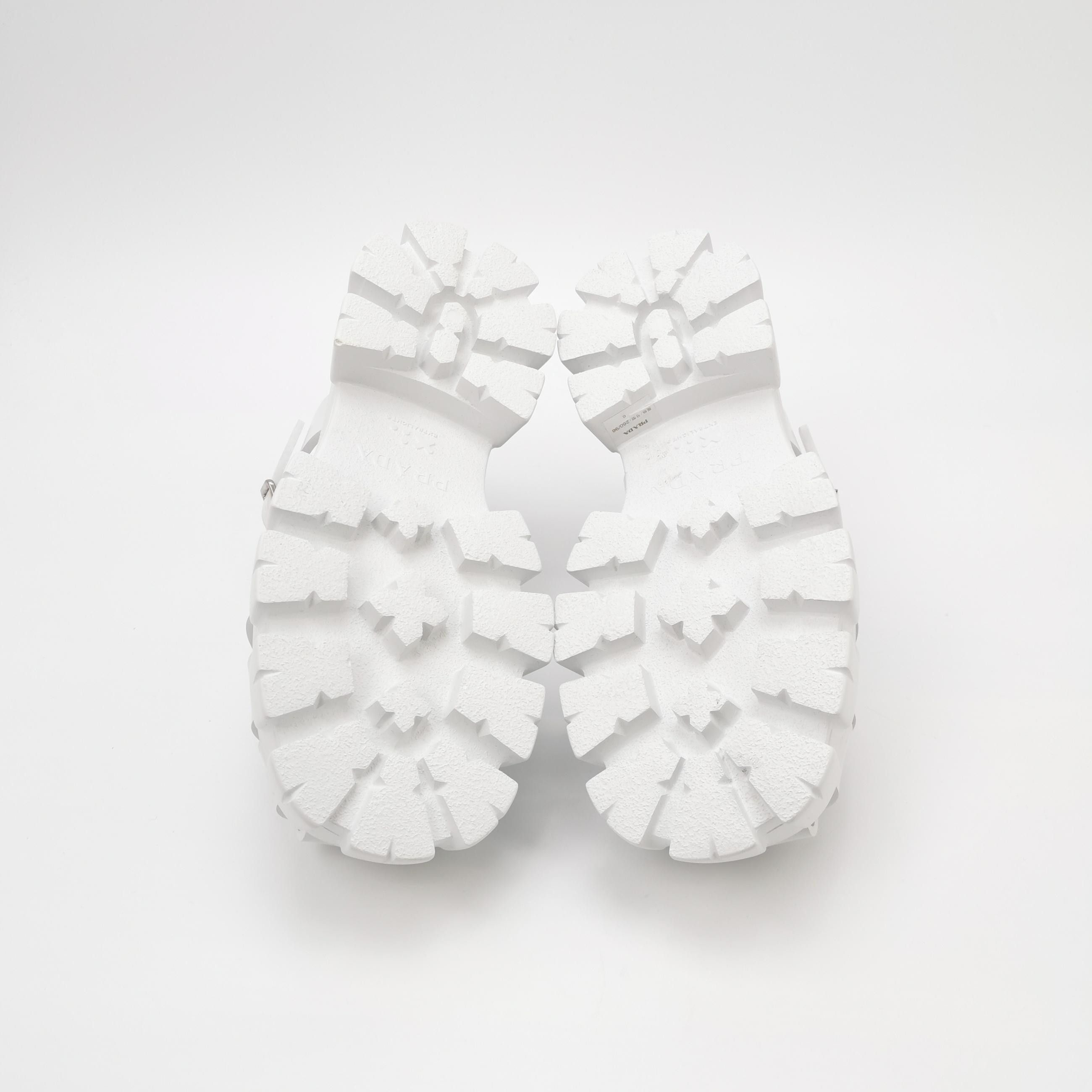Prada Prada White Platform Cage Sandals Size 40 Size US 10 / IT 40 - 6 Thumbnail