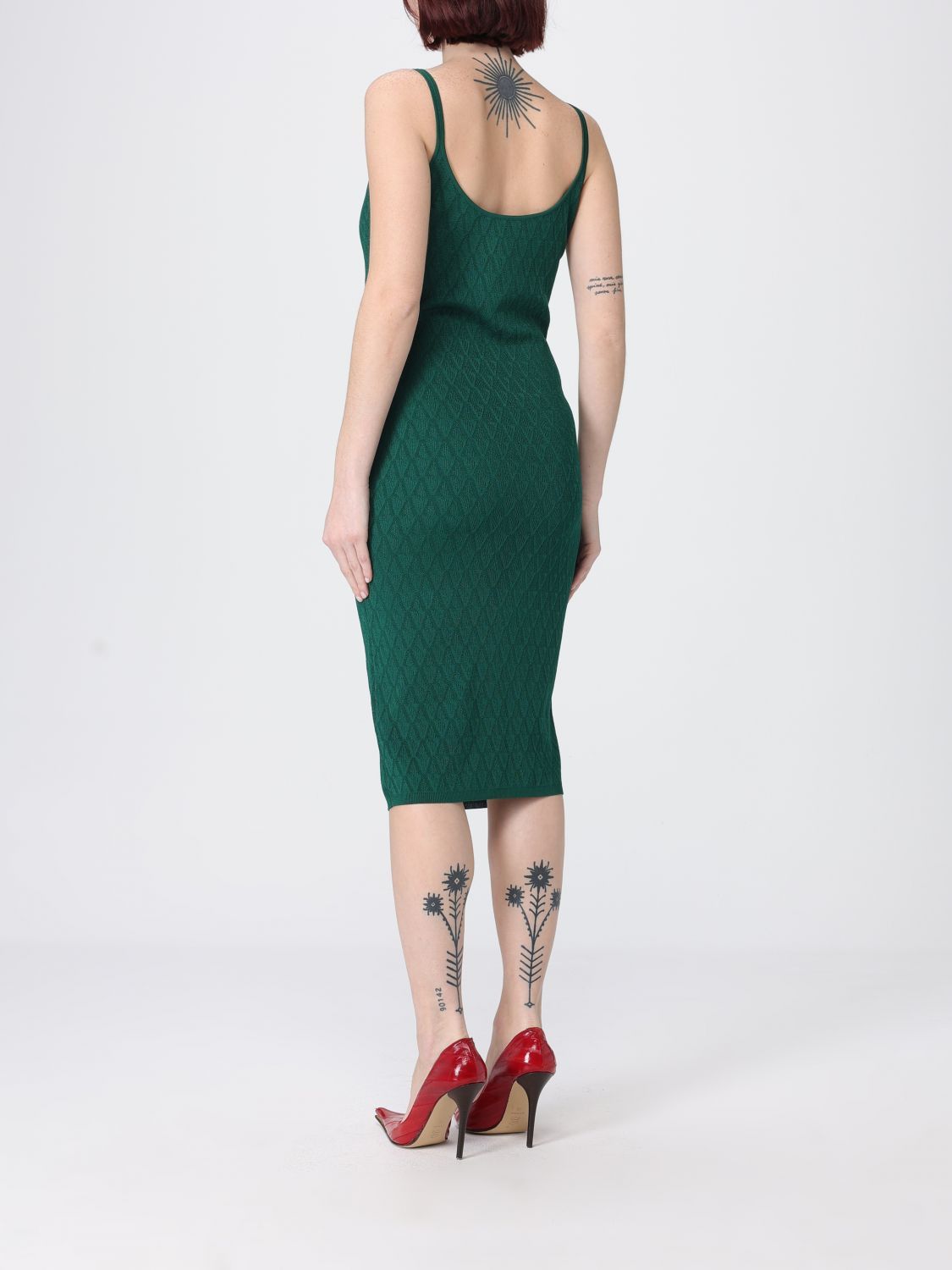 Versace Versace Dress Woman Green Size S / US 4 / IT 40 - 3 Thumbnail