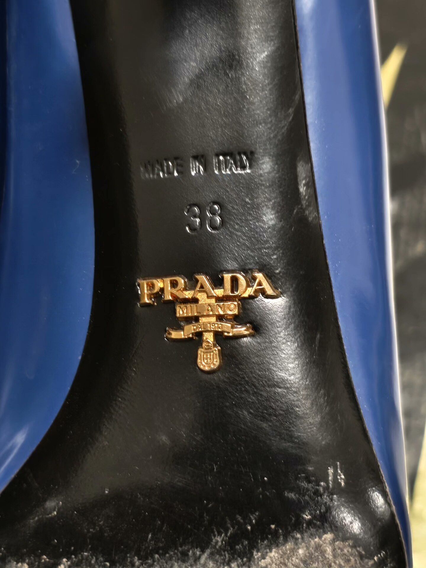 Prada Prada Blue Lowtop Sneakers us_8 Women Size US 8 / IT 38 - 6 Thumbnail