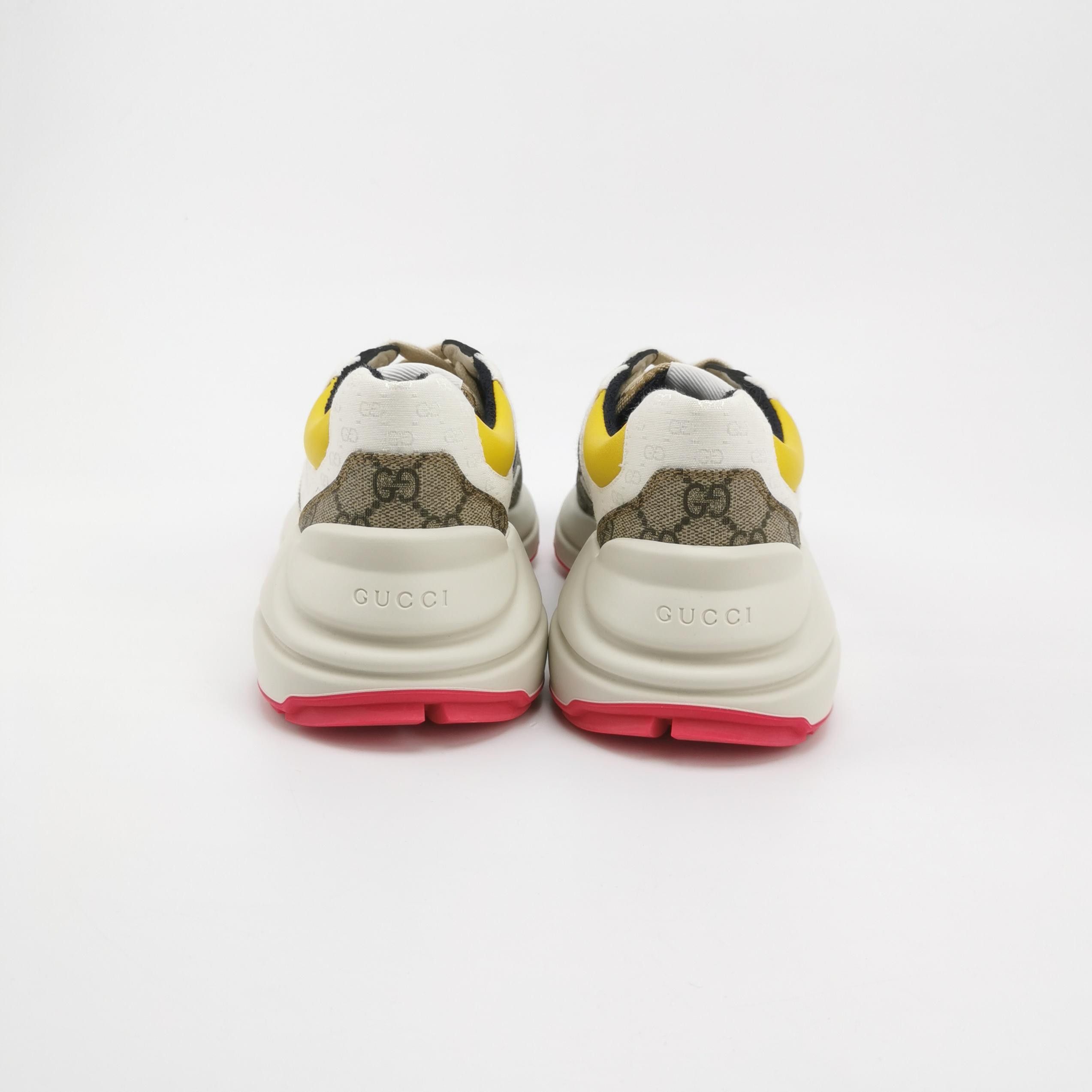 Gucci Gucci GG Monogram Rhyton Low-Top Sneakers 41.5 Size US 8 / EU 41 - 5 Thumbnail