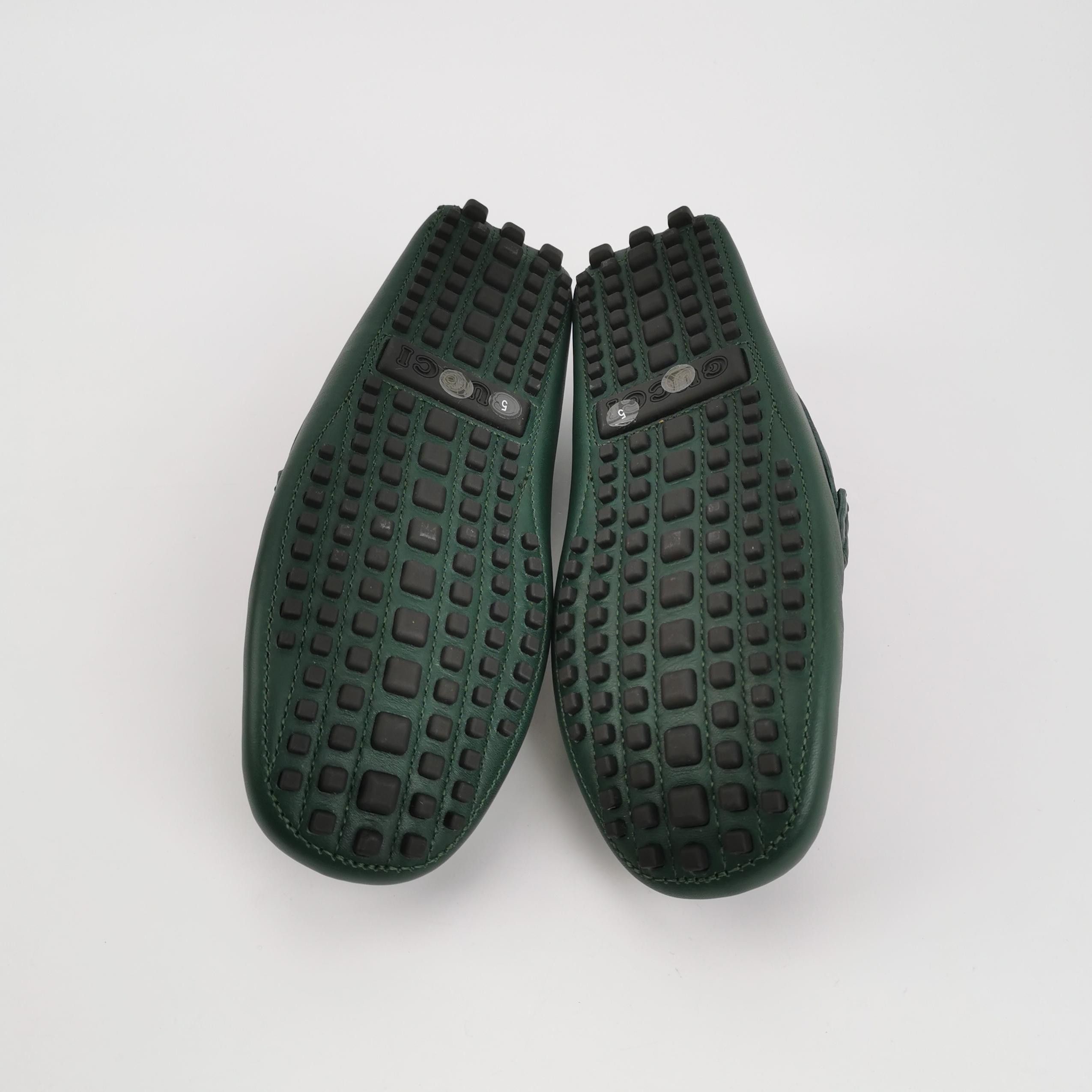 Gucci Gucci Interlocking G Leather Drivers Size 39 Size US 6 / EU 39 - 6 Thumbnail