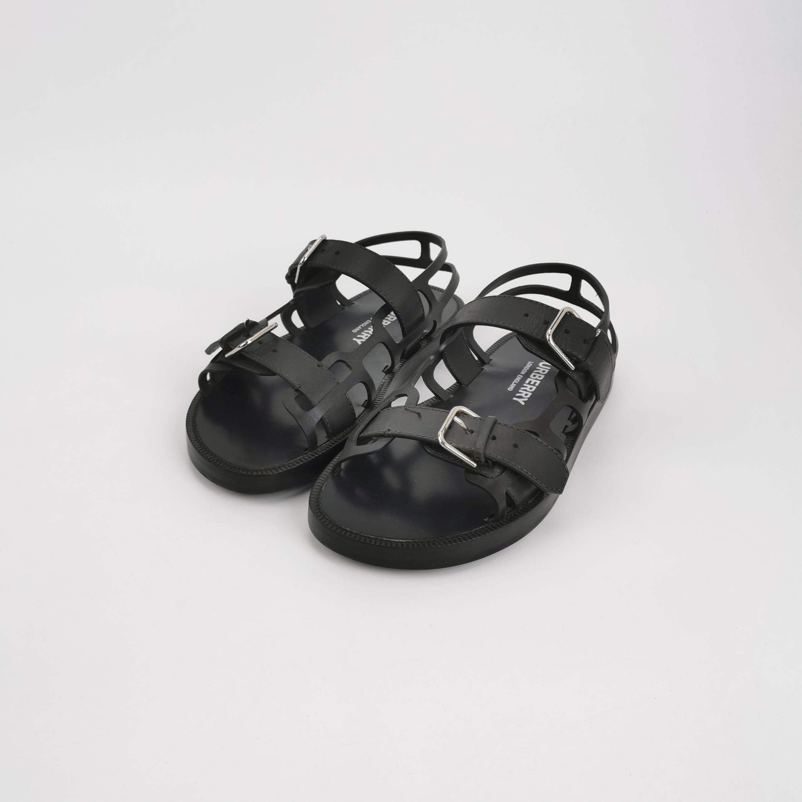 Burberry Burberry Buckle Leather Sandals 40 Size US 7 / EU 40 - 3 Thumbnail