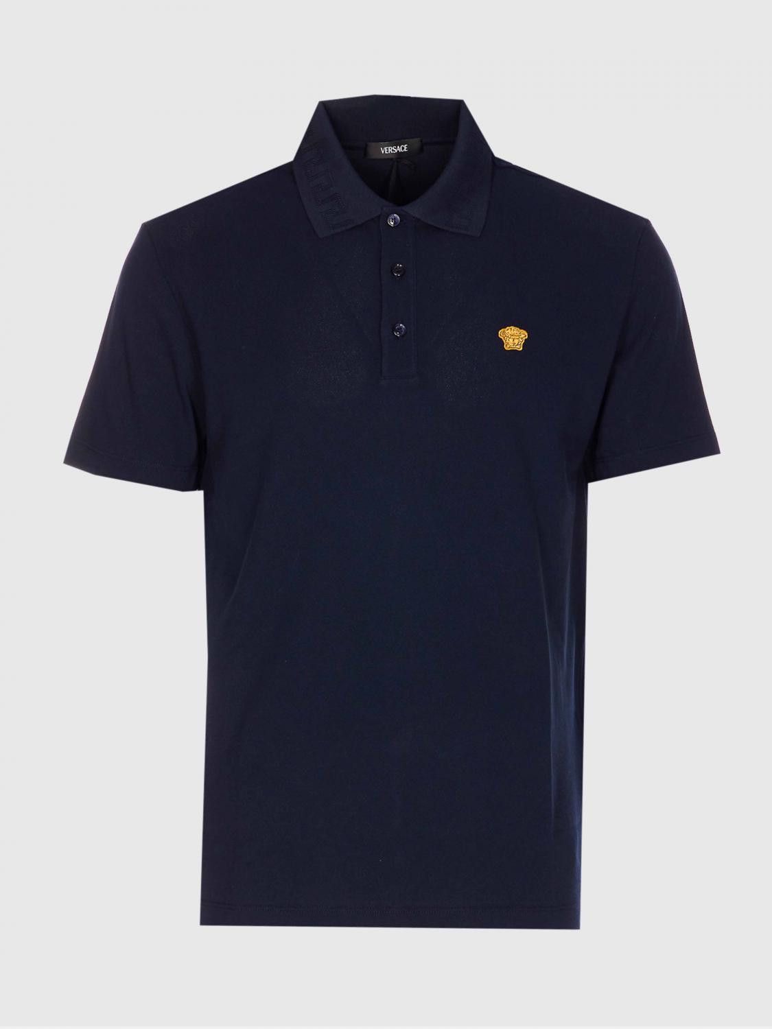 Versace Versace Polo Shirt Men Blue Size US S / EU 44-46 / 1 - 2 Thumbnail