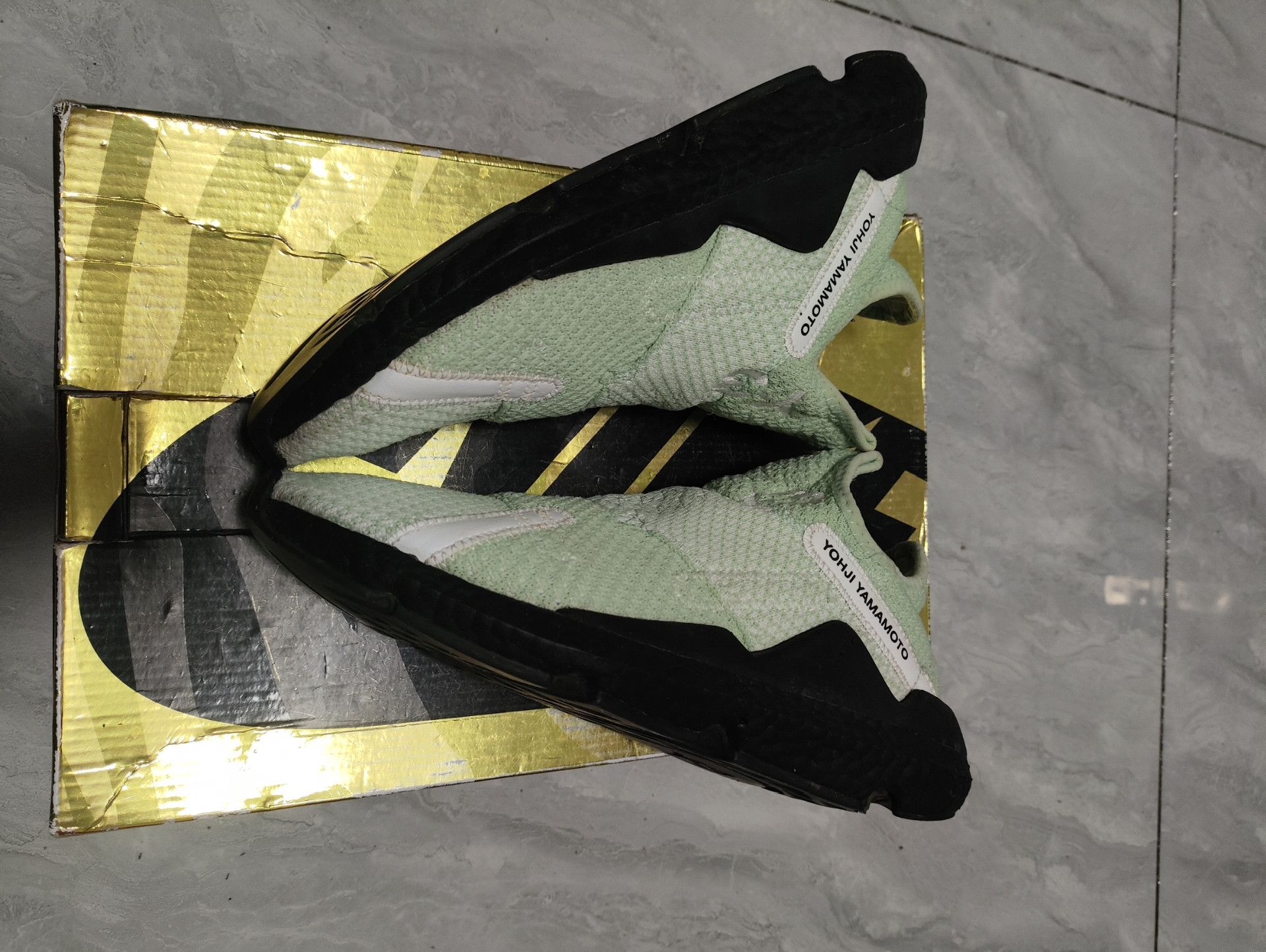 Y-3 Y-3 Casual Green Lowtop Sneakers 10 Men Size US 10 / EU 43 - 3 Thumbnail