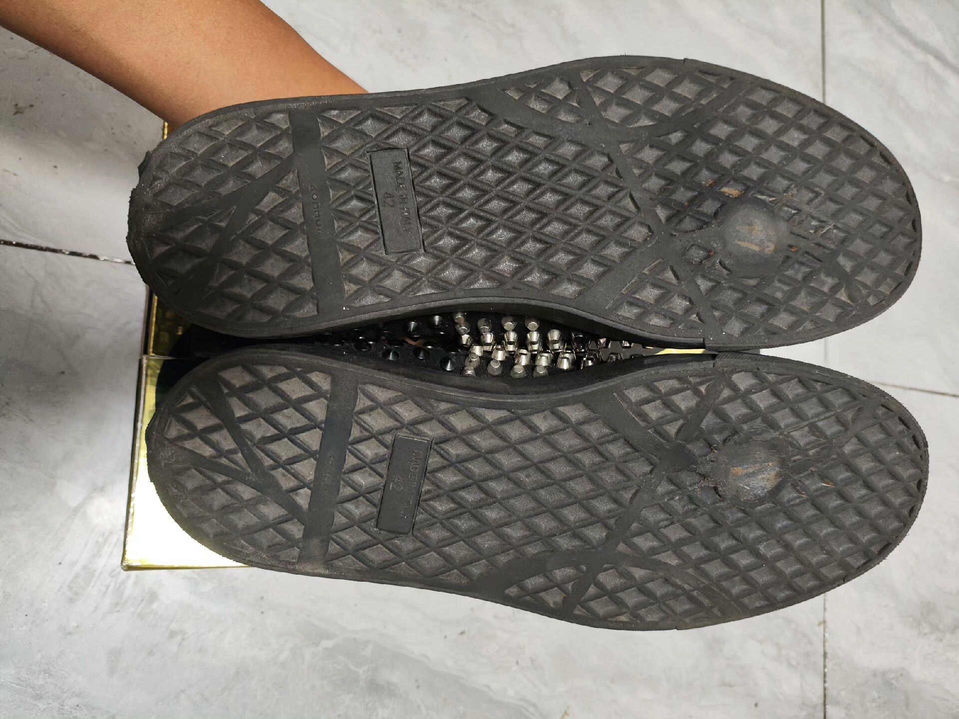 Giuseppe Zanotti Giuseppe Zanotti Black Lowtop Sneakers 9 Men Size US 9 / EU 42 - 5 Thumbnail