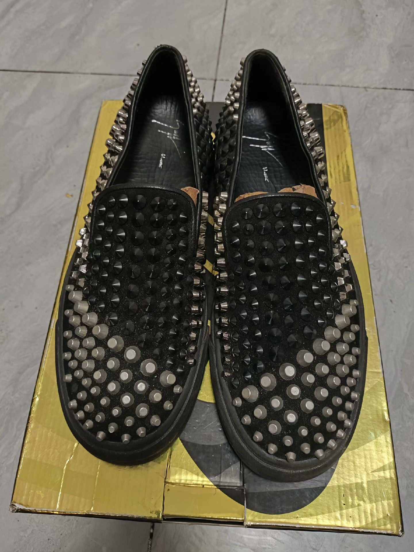 Giuseppe Zanotti Giuseppe Zanotti Black Lowtop Sneakers 9 Men Size US 9 / EU 42 - 2 Thumbnail