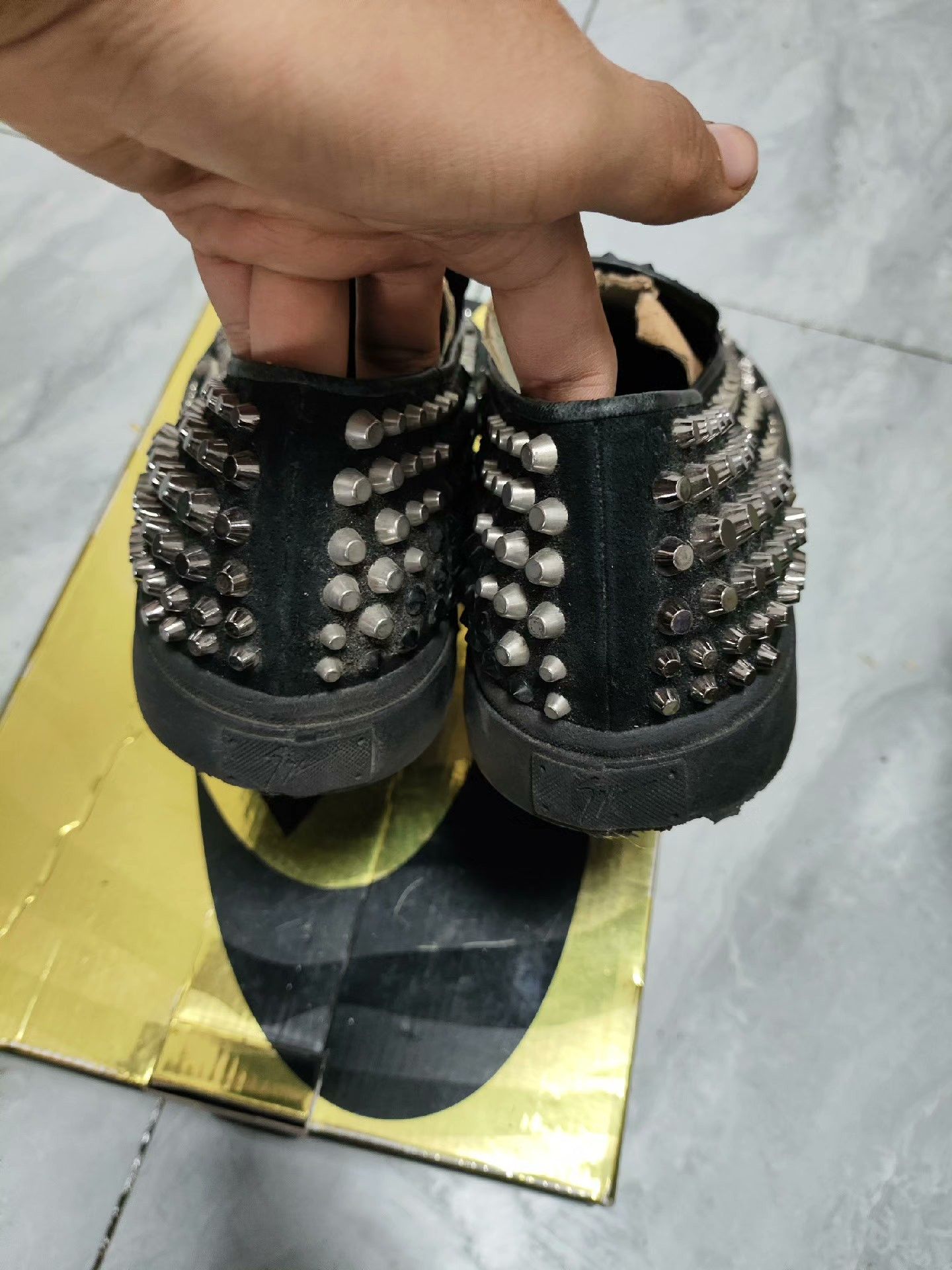 Giuseppe Zanotti Giuseppe Zanotti Black Lowtop Sneakers 9 Men Size US 9 / EU 42 - 7 Thumbnail