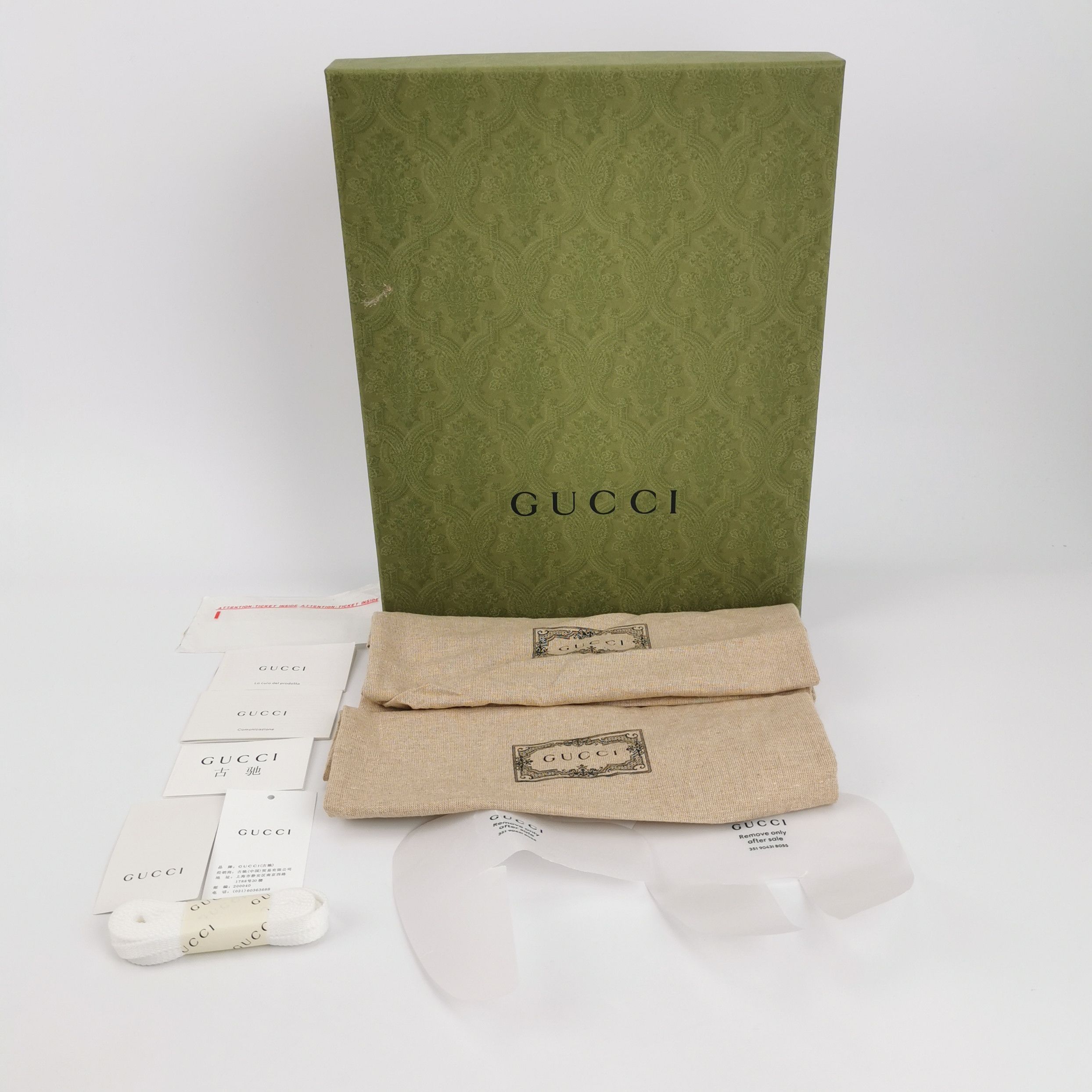 Gucci Gucci Basket Multi-Color Hi-Top Sneakers 40 Size US 7 / EU 40 - 7 Thumbnail