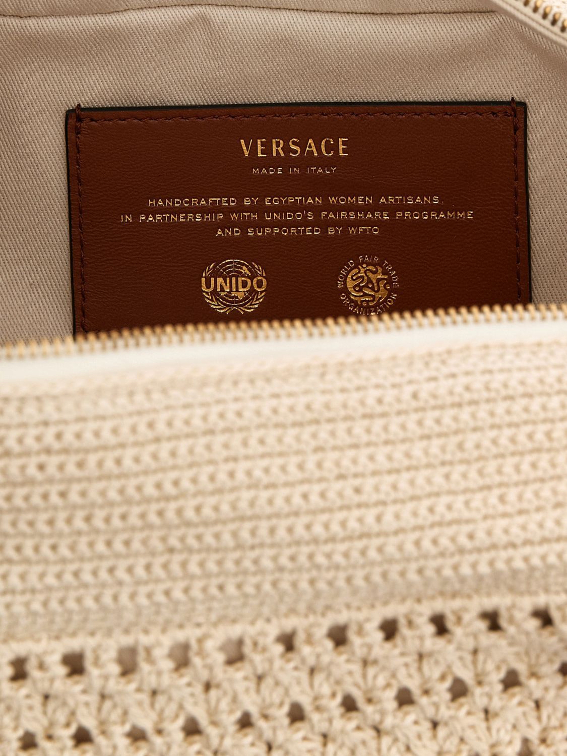 Versace Versace Shoulder Bag Woman Beige Size ONE SIZE - 4 Thumbnail