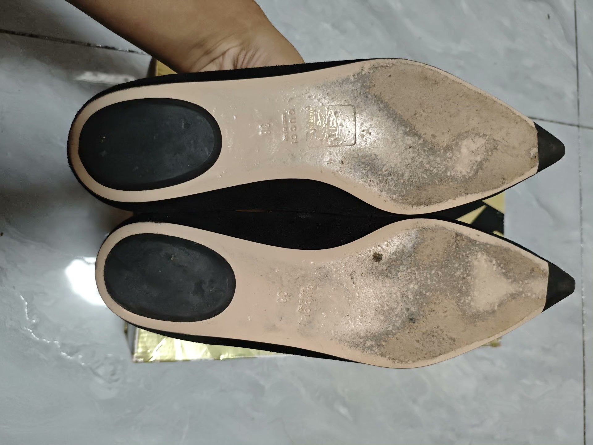 Gucci Gucci Velvet Black Lowtop Sneakers us_8 Women Size US 8 / IT 38 - 5 Thumbnail