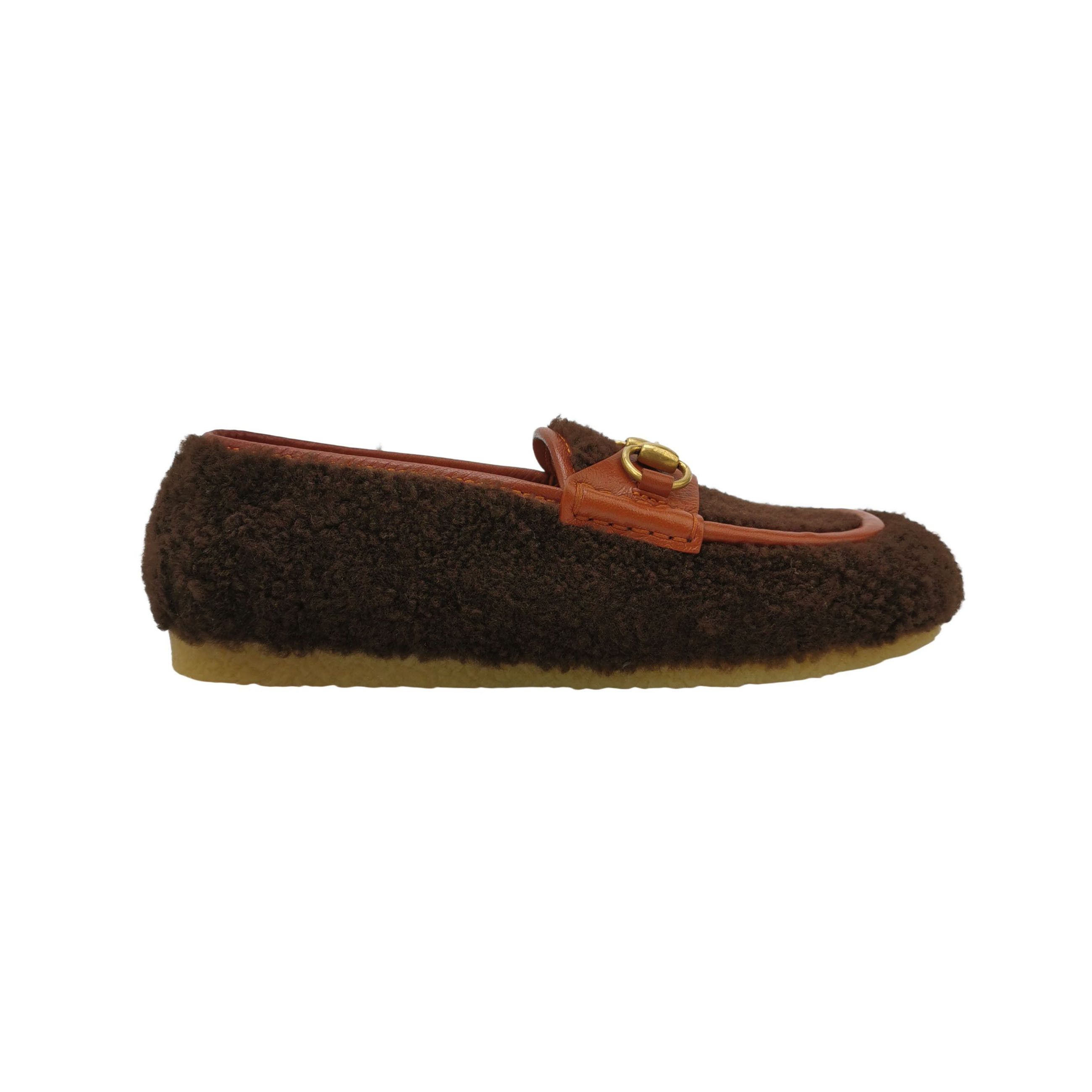 Gucci Gucci Horsebit Shearling Slip Ons 39 Size US 6 / EU 39 - 2 Thumbnail