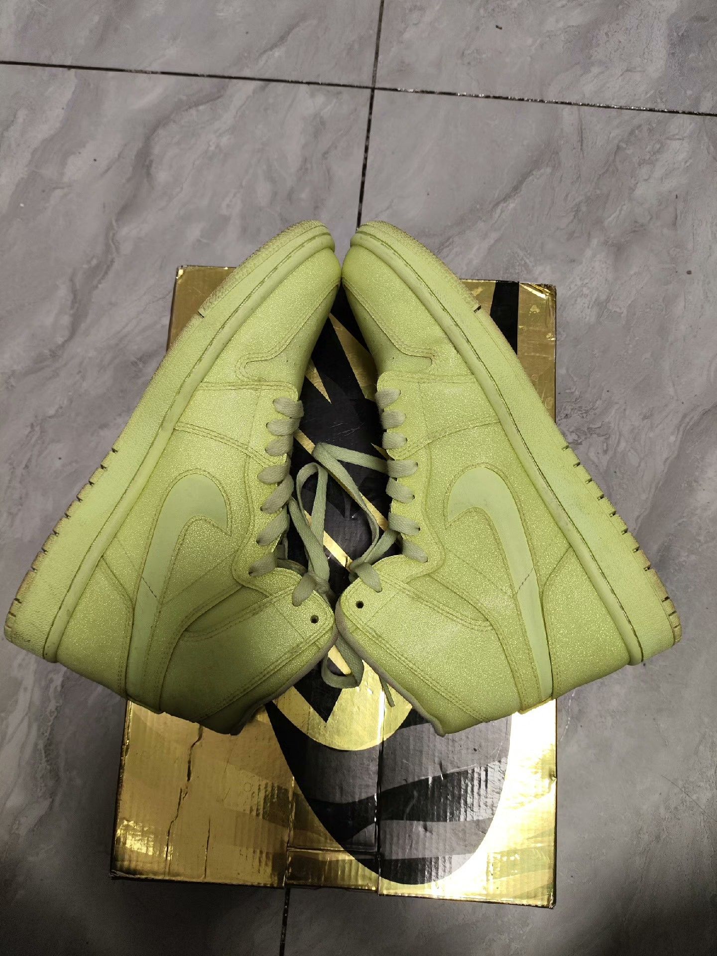Nike Nike Green Lowtop Sneakers 6 Men Size US 6 / EU 39 - 6 Thumbnail