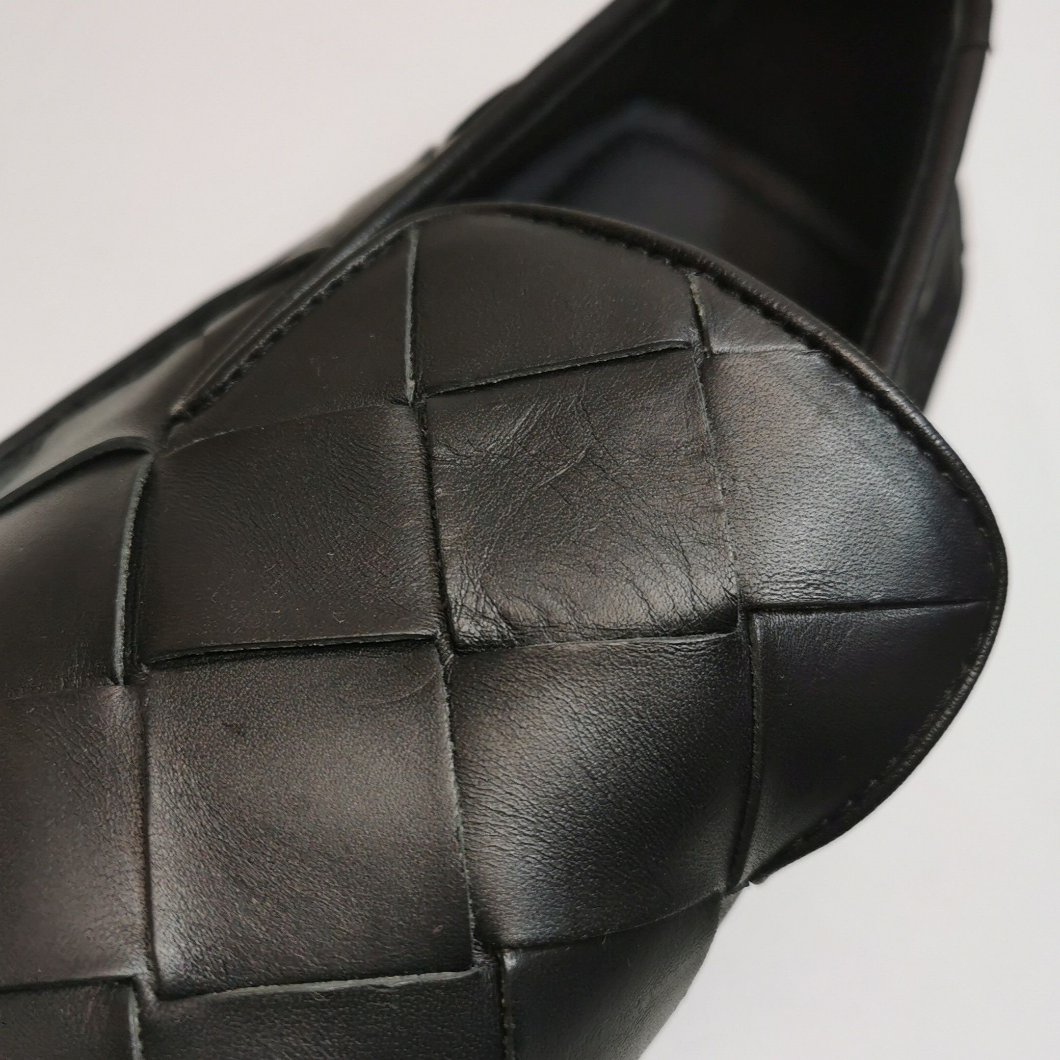 Bottega Veneta Bottega Veneta Intrecciato Leather Loafers 39.5 Size US 6 / EU 39 - 11 Thumbnail