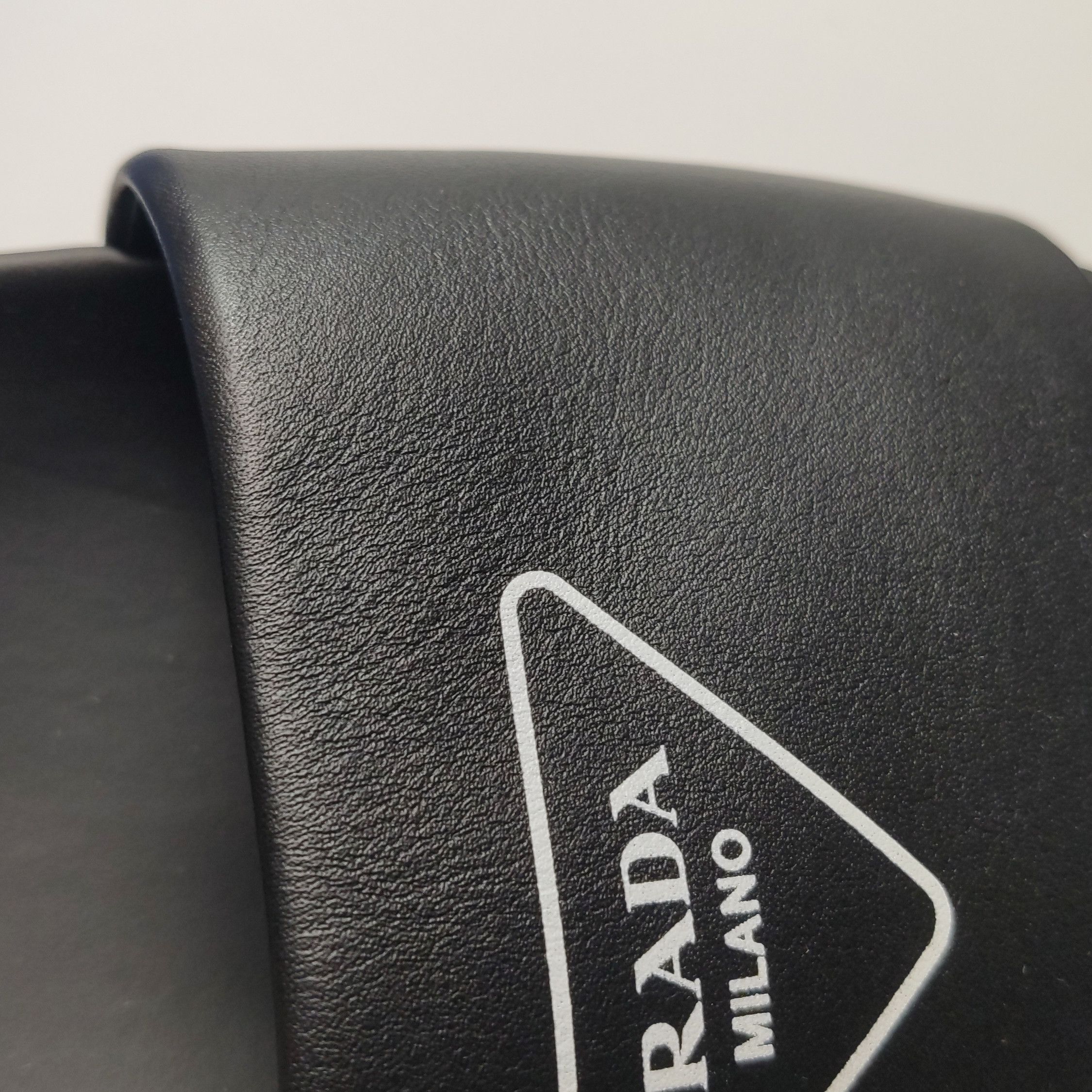 Prada Prada Triangle Logo Leather Slides US 7 Size US 7 / EU 40 - 9 Thumbnail