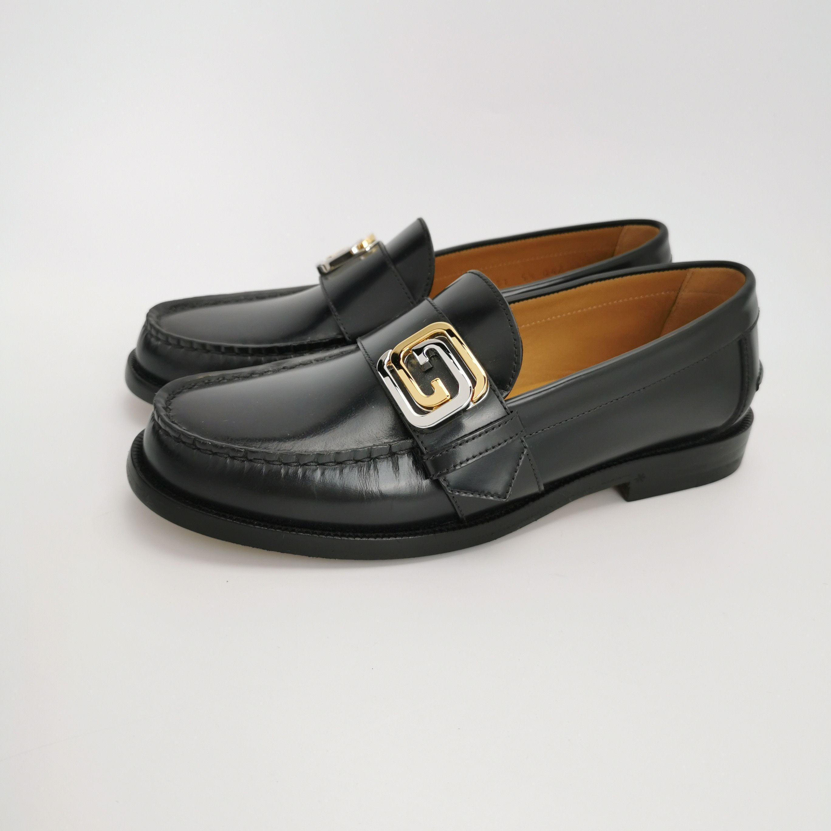 Gucci Gucci Double G Leather Loafers Size 39.5 Size US 6 / EU 39 - 3 Thumbnail