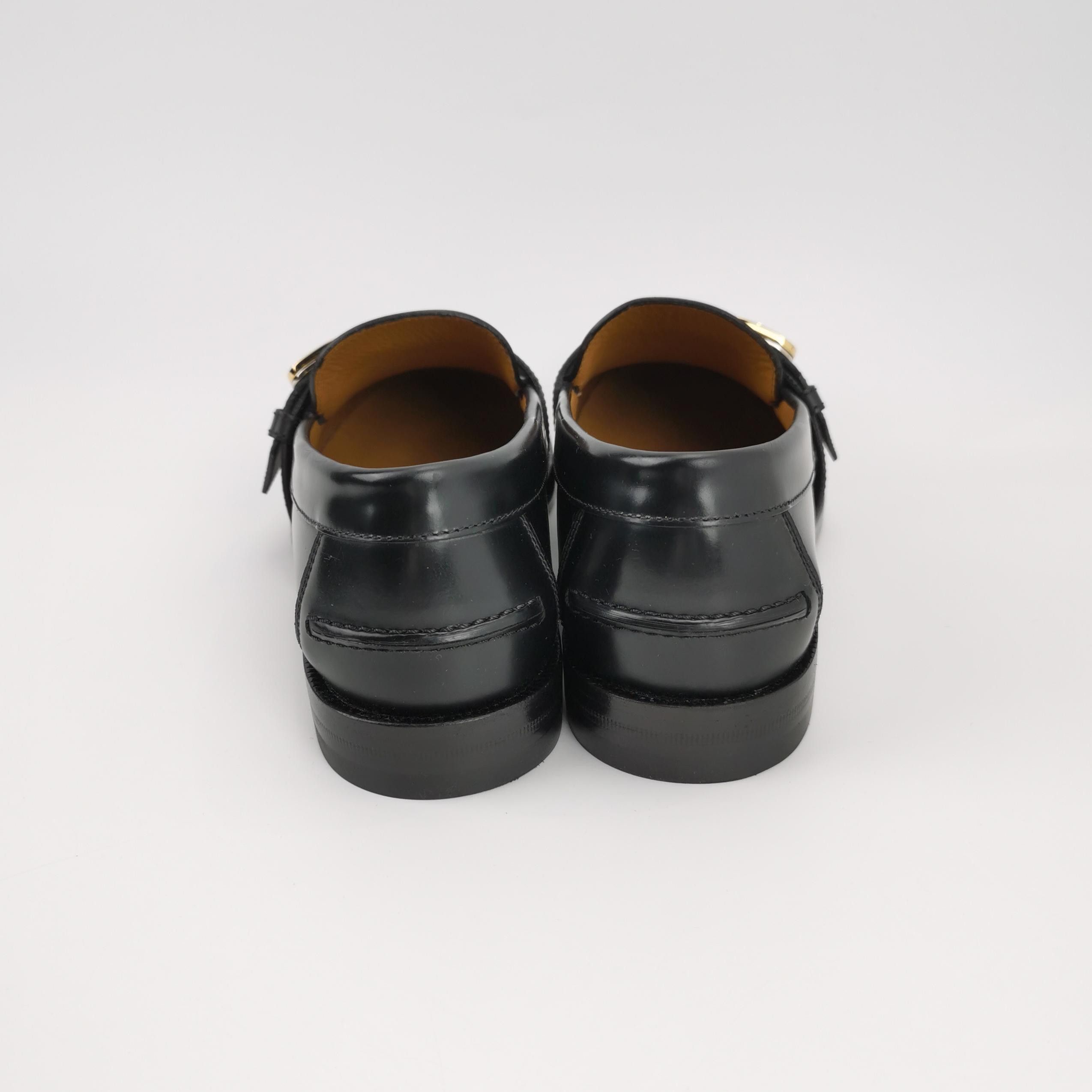 Gucci Gucci Double G Leather Loafers Size 39.5 Size US 6 / EU 39 - 5 Thumbnail