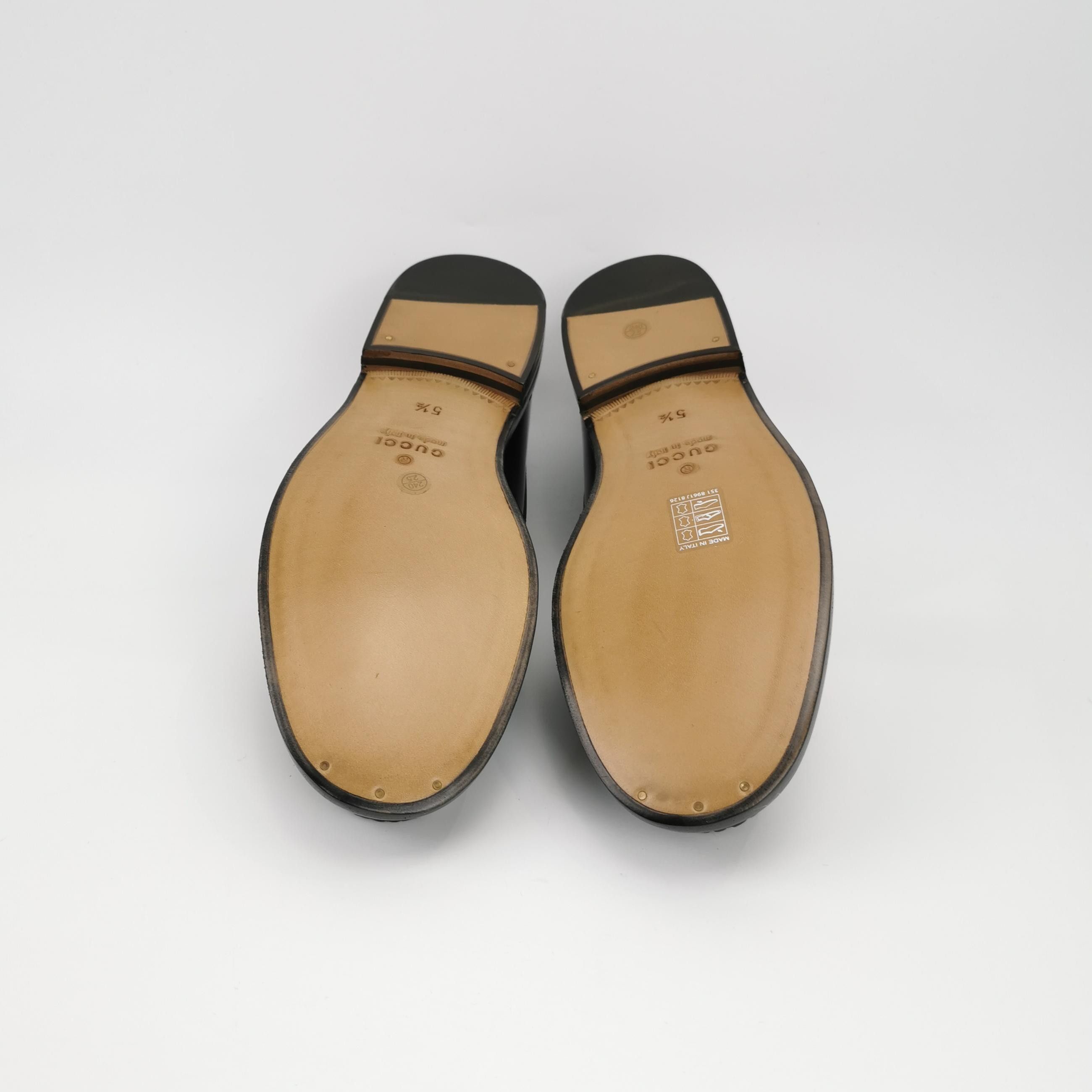 Gucci Gucci Double G Leather Loafers Size 39.5 Size US 6 / EU 39 - 6 Thumbnail