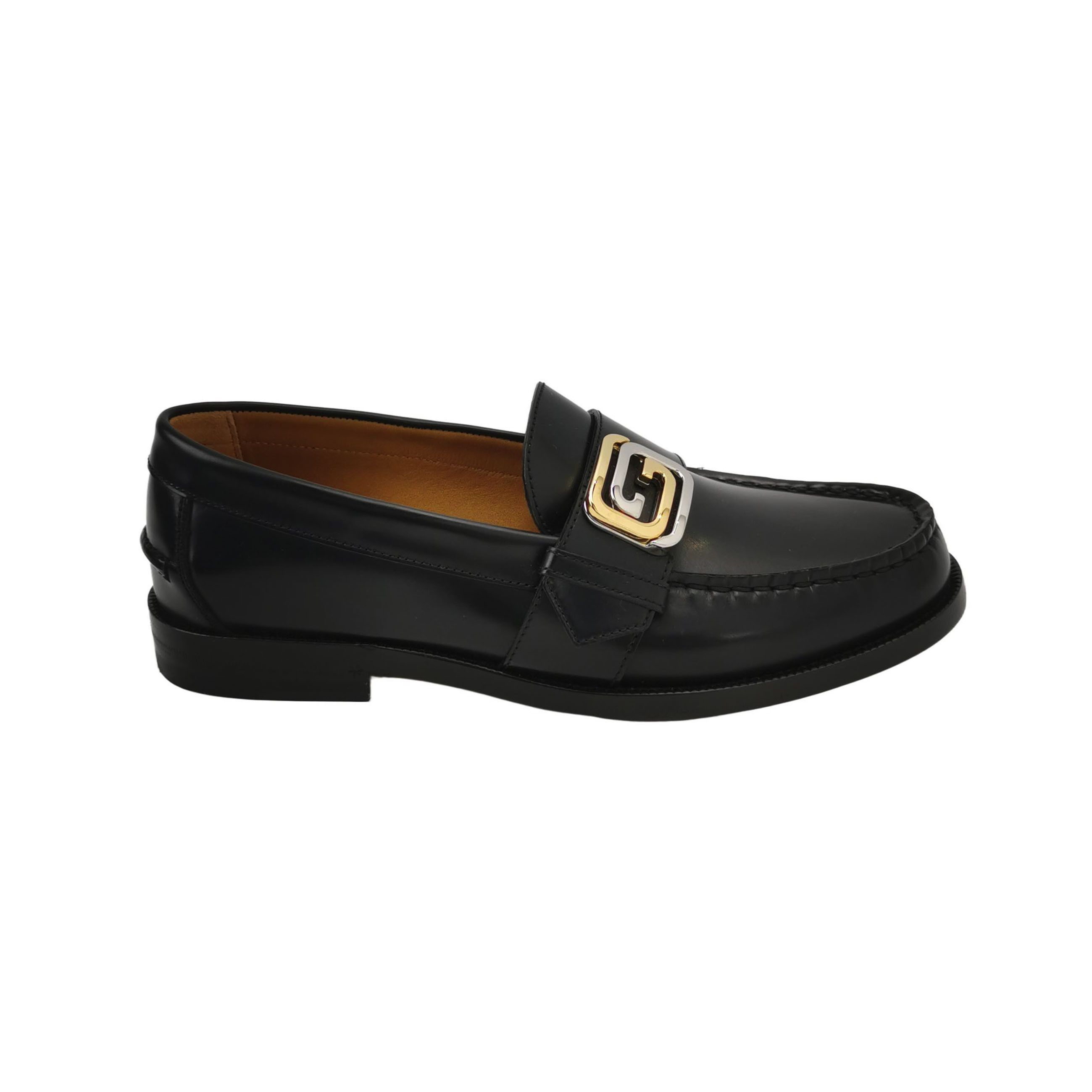 Gucci Gucci Double G Leather Loafers Size 39.5 Size US 6 / EU 39 - 2 Thumbnail