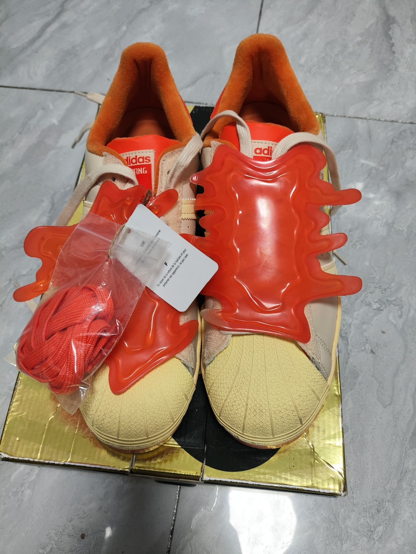 Adidas Adidas Orange Lowtop Sneakers 11.5 Men Size US 11.5 / EU 44-45 - 2 Thumbnail