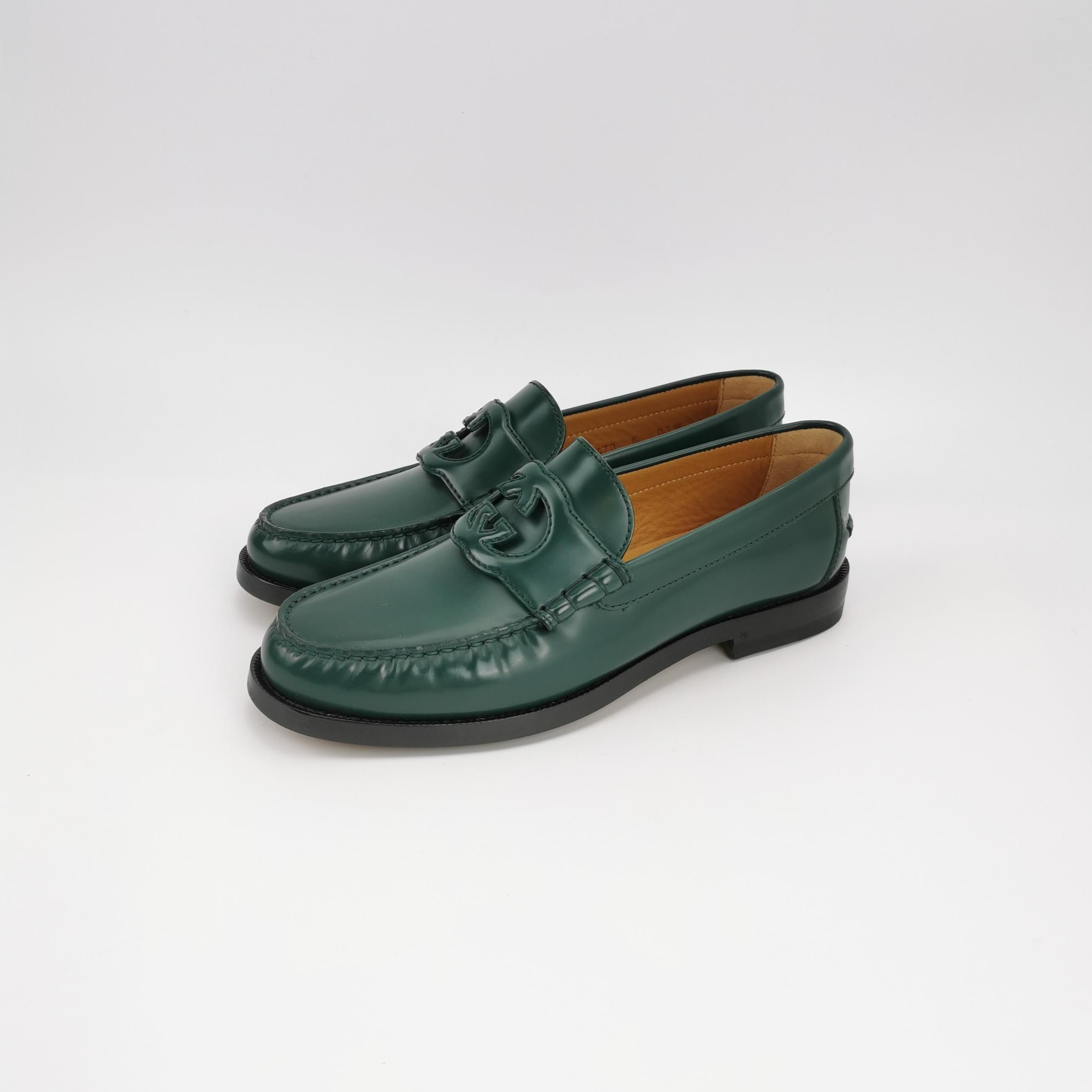 Gucci Gucci Interlocking G Leather Loafers Size 6 Size US 7 / EU 40 - 3 Thumbnail