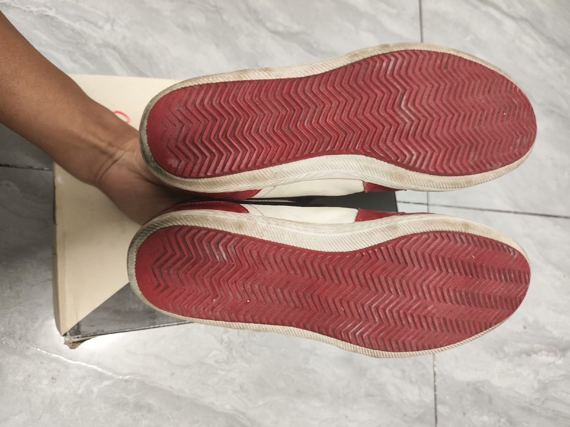 Jordan Brand Jordan Brand Rare Red Hitop Sneakers us_8 Women Size US 8 / IT 38 - 6 Thumbnail