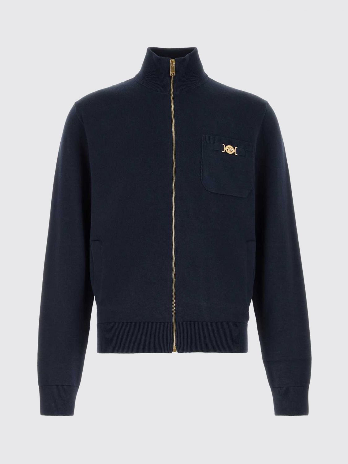 Versace Versace Sweater Men Blue Size US XL / EU 56 / 4 - 2 Thumbnail