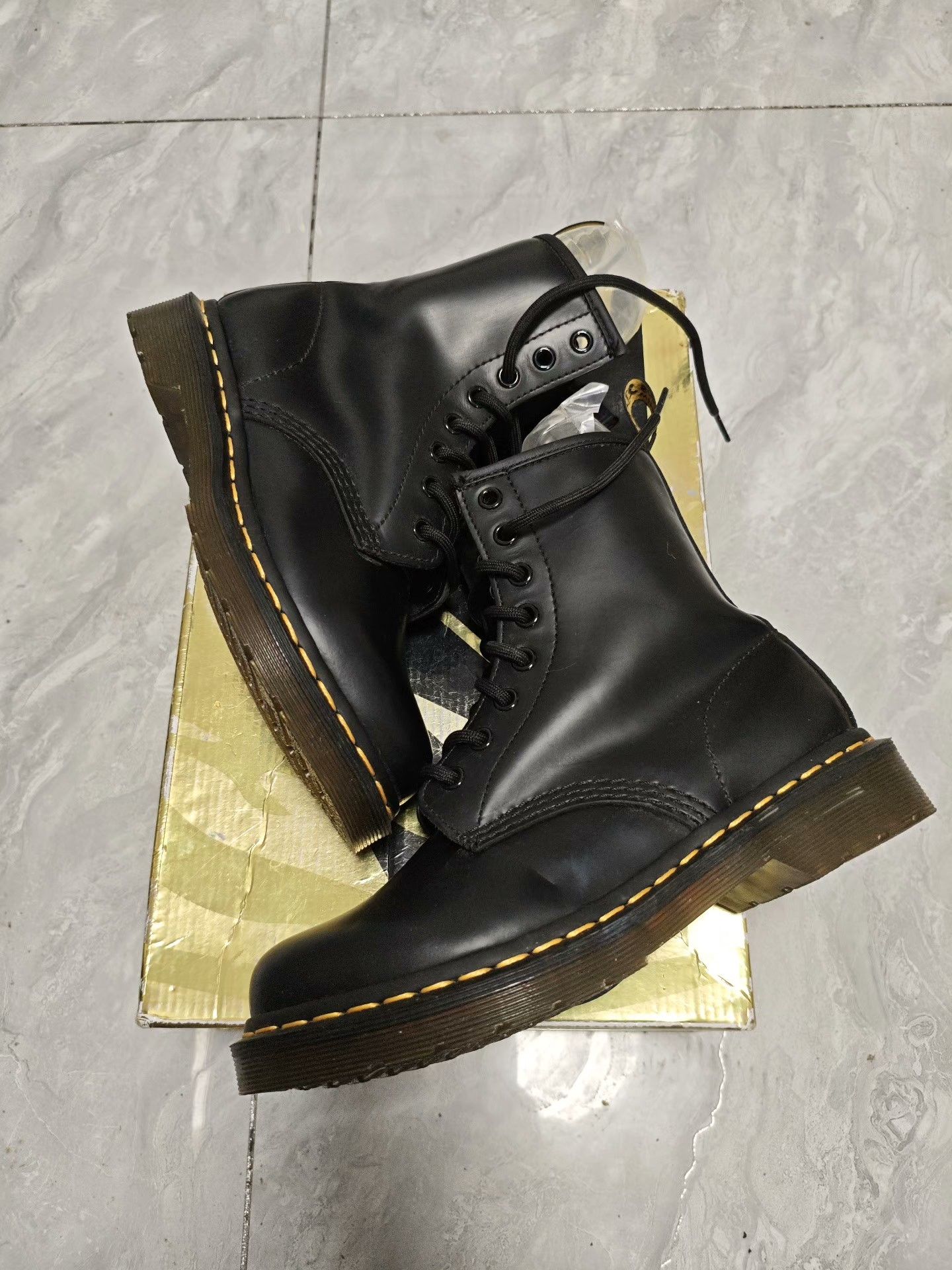 Dr. Martens Dr. Martens Casual Black Boots us_7 Women Size US 7 / IT 37 - 3 Thumbnail