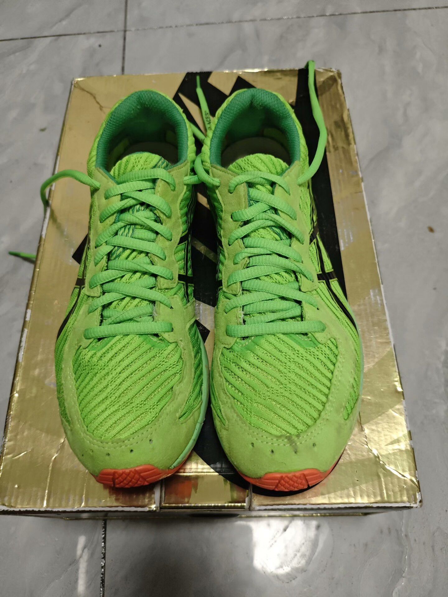 Asics Asics Running Green Lowtop Sneakers 6 Men Size US 6 / EU 39 - 2 Thumbnail