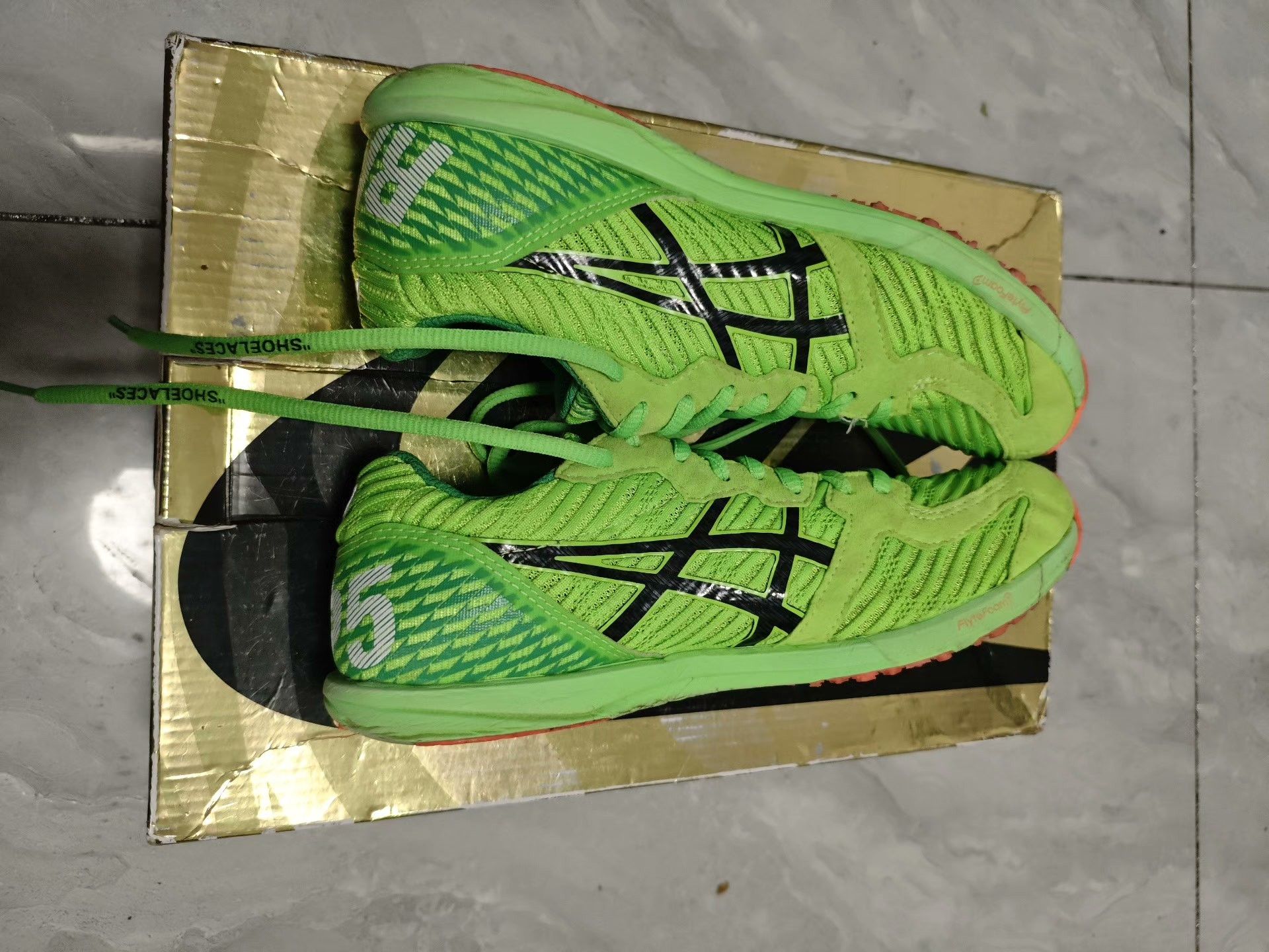 Asics Asics Running Green Lowtop Sneakers 6 Men Size US 6 / EU 39 - 4 Thumbnail