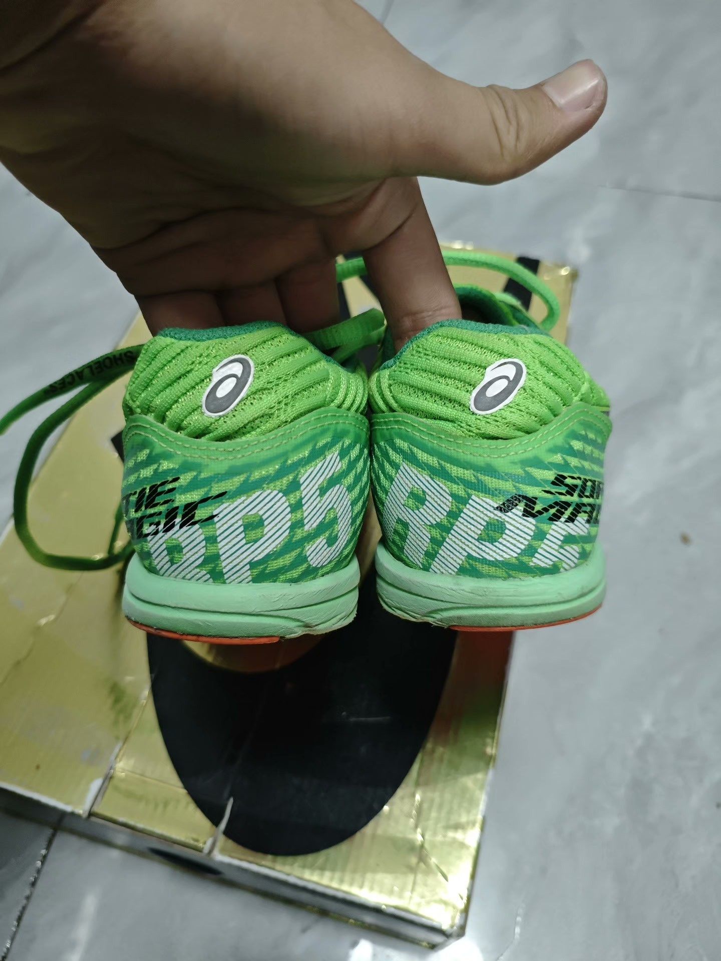 Asics Asics Running Green Lowtop Sneakers 6 Men Size US 6 / EU 39 - 6 Thumbnail