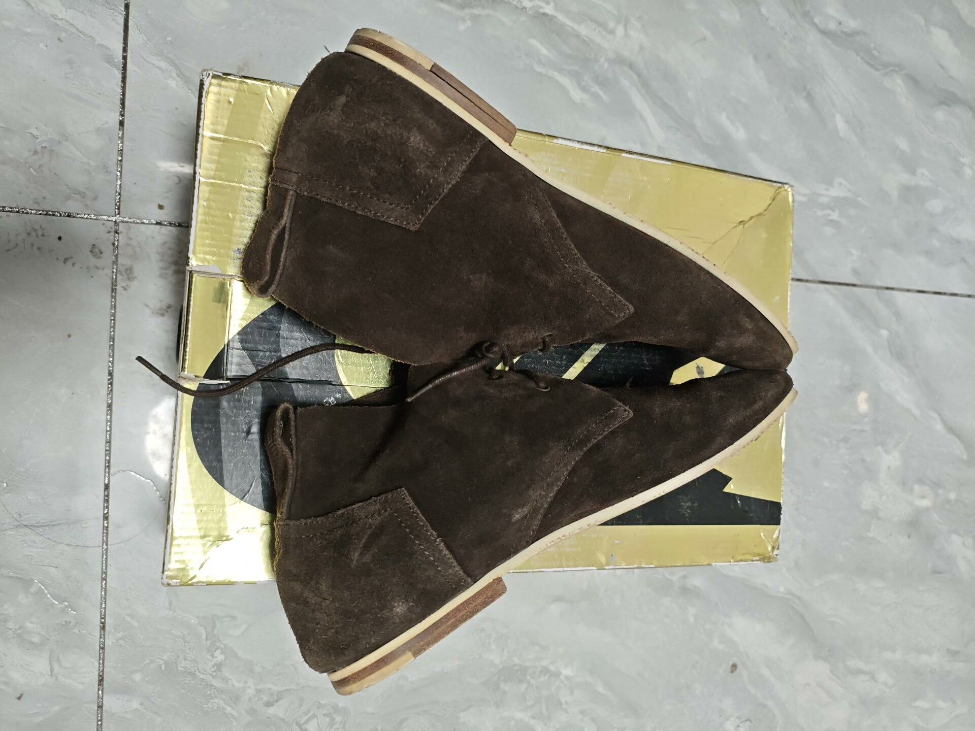 Armani Armani Suede Brown Boots 8.5 Men Size US 8.5 / EU 41-42 - 4 Thumbnail