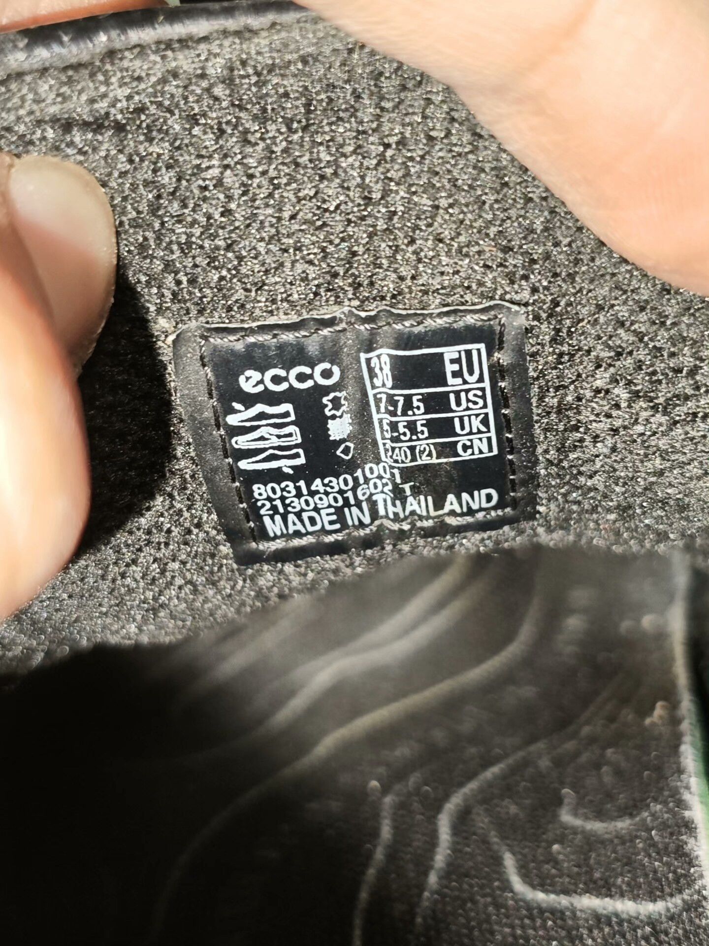 Ecco ECCO Black Lowtop Sneakers us_8 Women Size US 8 / IT 38 - 9 Thumbnail