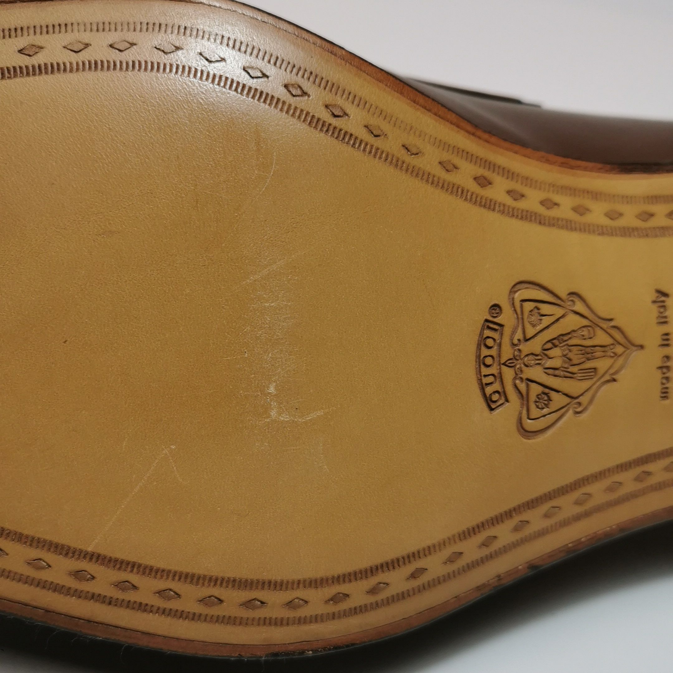 Gucci Gucci Brown Leather Horsebit Loafers Size 8 Size US 8 / EU 41 - 12 Thumbnail