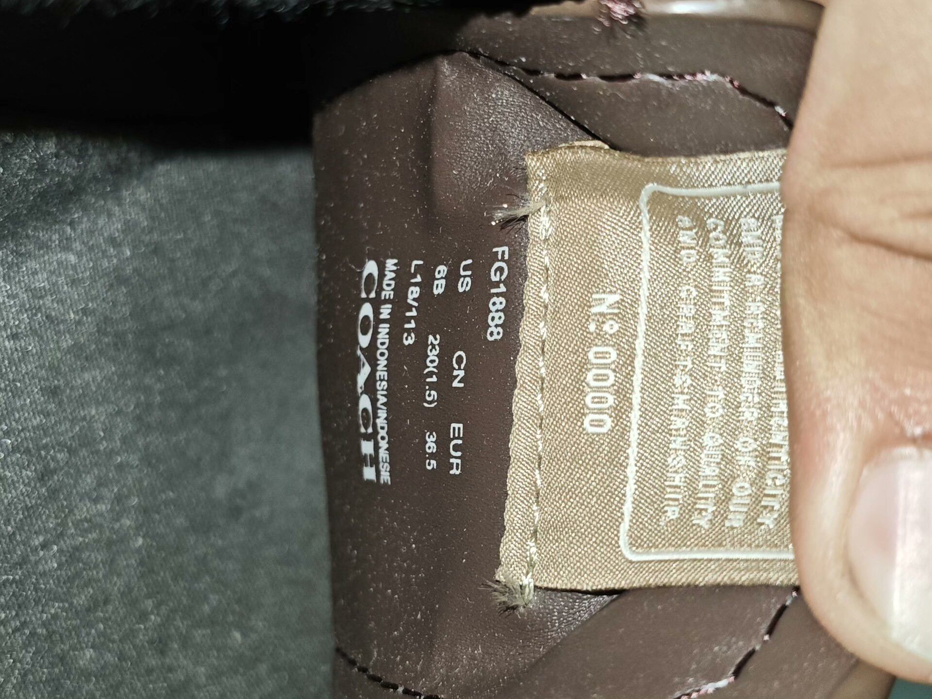 Coach Coach Leather Brown Lowtop Sneakers us_6-5 Women Size US 6.5 / IT 36.5 - 9 Thumbnail