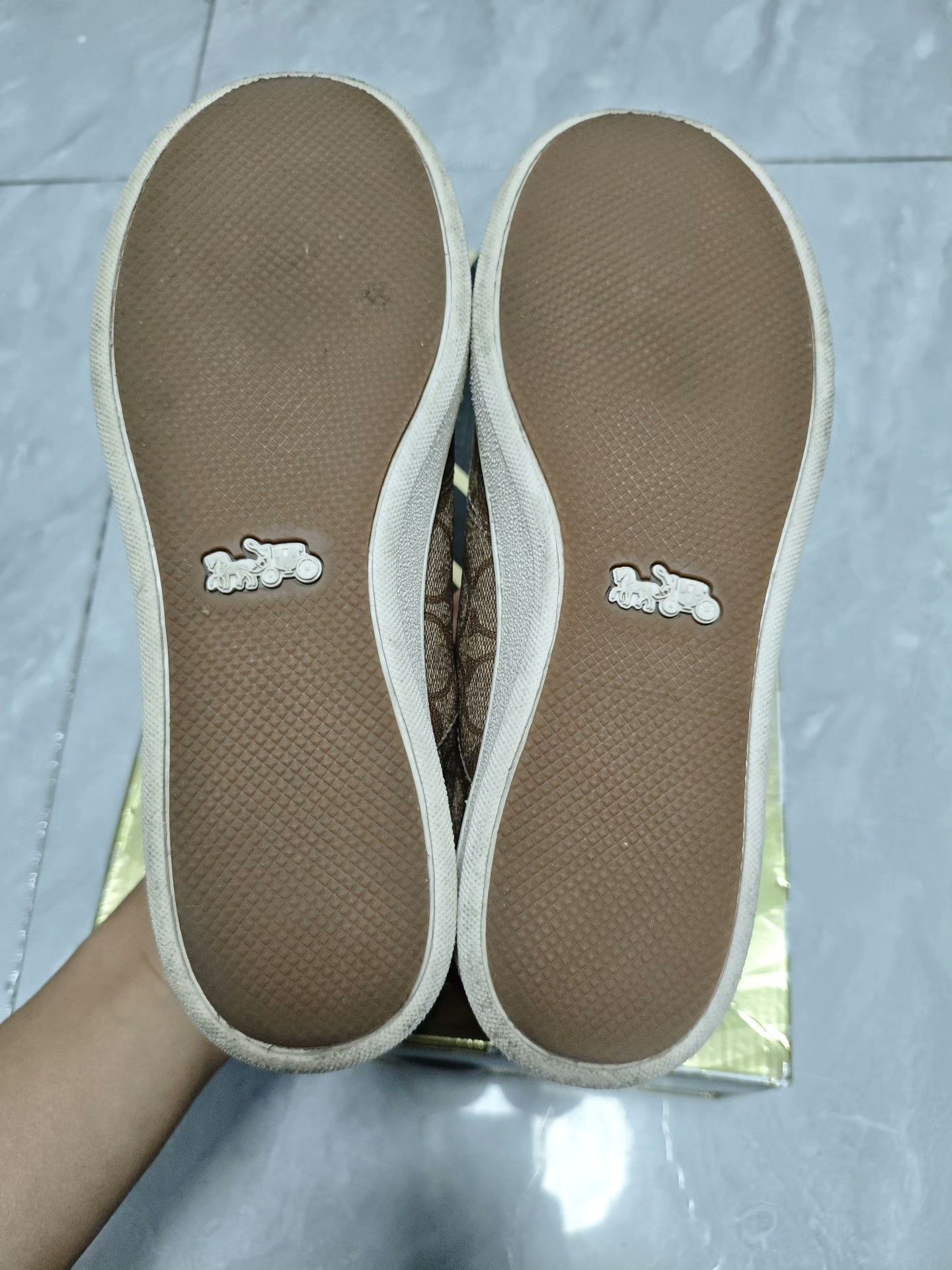 Coach Coach Leather Brown Lowtop Sneakers us_6-5 Women Size US 6.5 / IT 36.5 - 5 Thumbnail