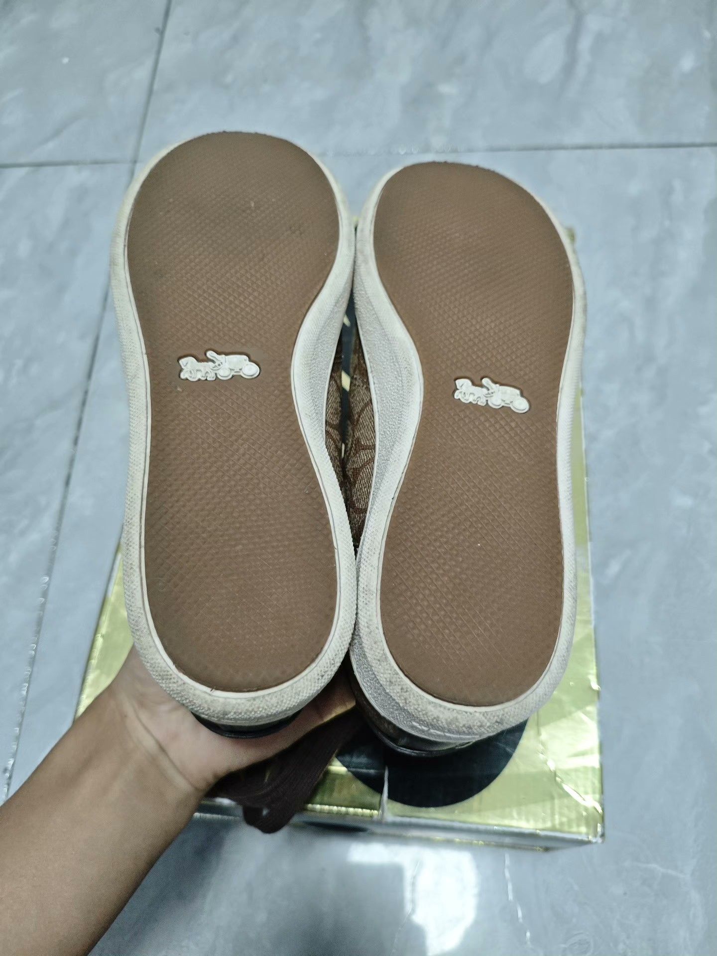 Coach Coach Leather Brown Lowtop Sneakers us_6-5 Women Size US 6.5 / IT 36.5 - 6 Thumbnail