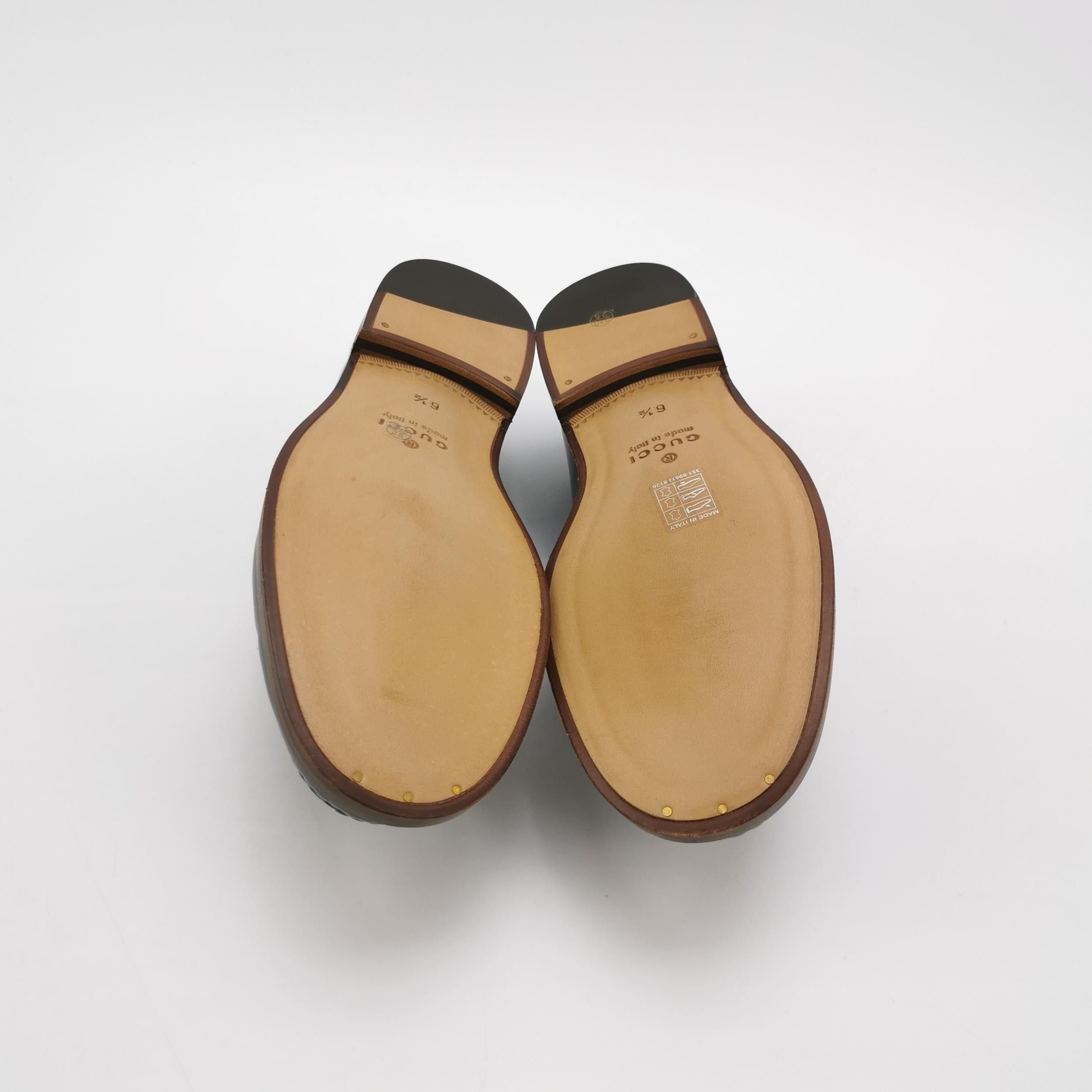 Gucci Gucci Interlocking G Leather Loafers 6.5 Size US 7 / EU 40 - 6 Thumbnail
