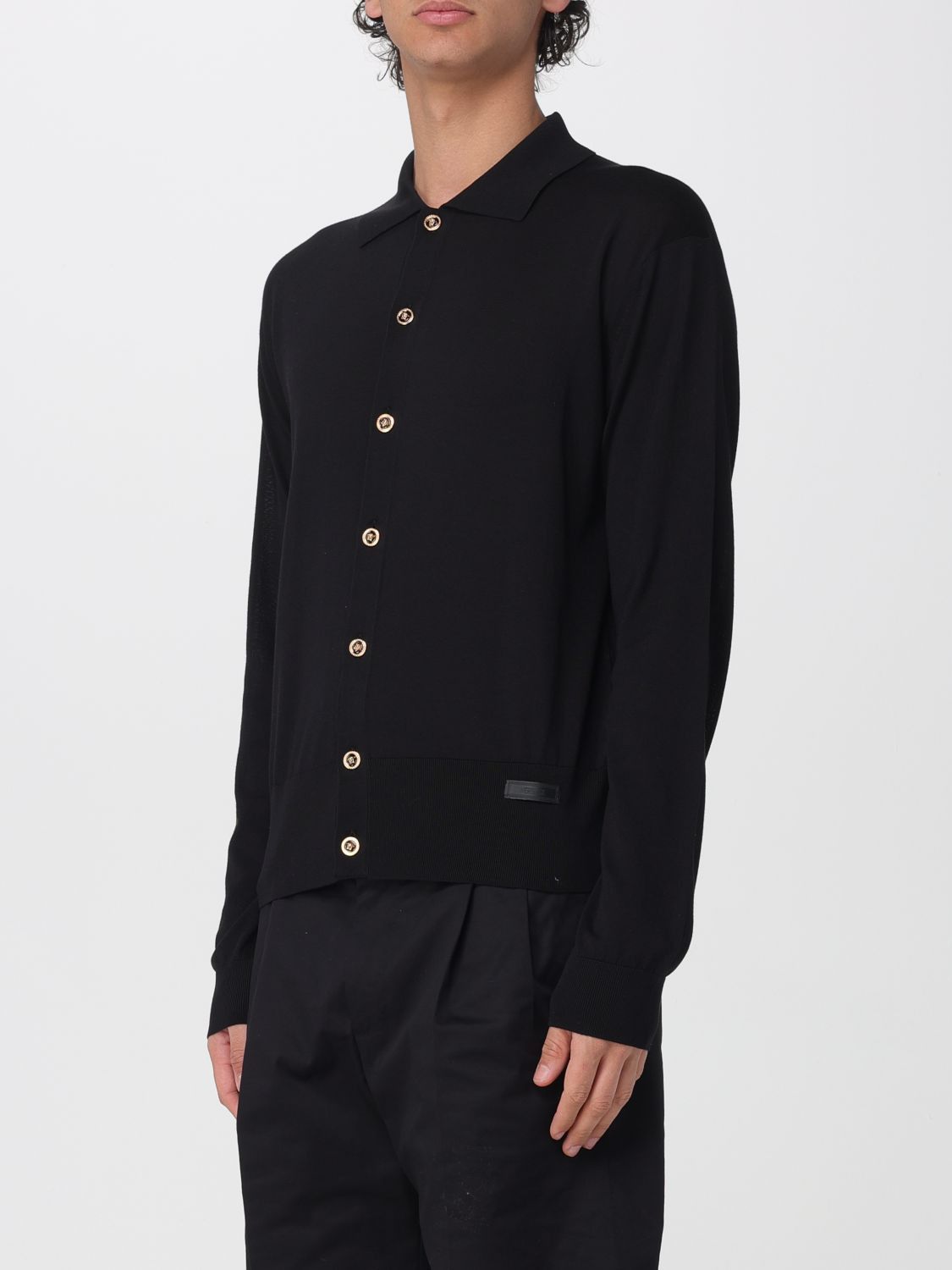 Versace Versace Cardigan Men Black Size US L / EU 52-54 / 3 - 4 Thumbnail