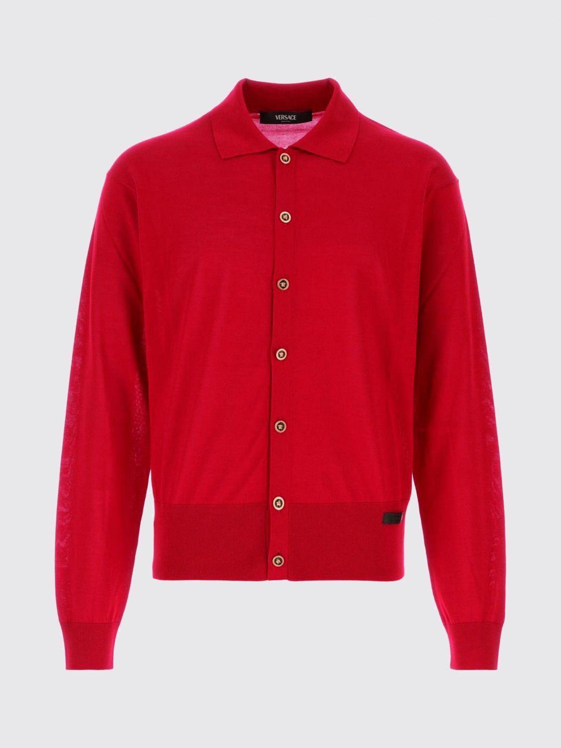 Versace Versace Cardigan Men Red Size US M / EU 48-50 / 2 - 2 Thumbnail
