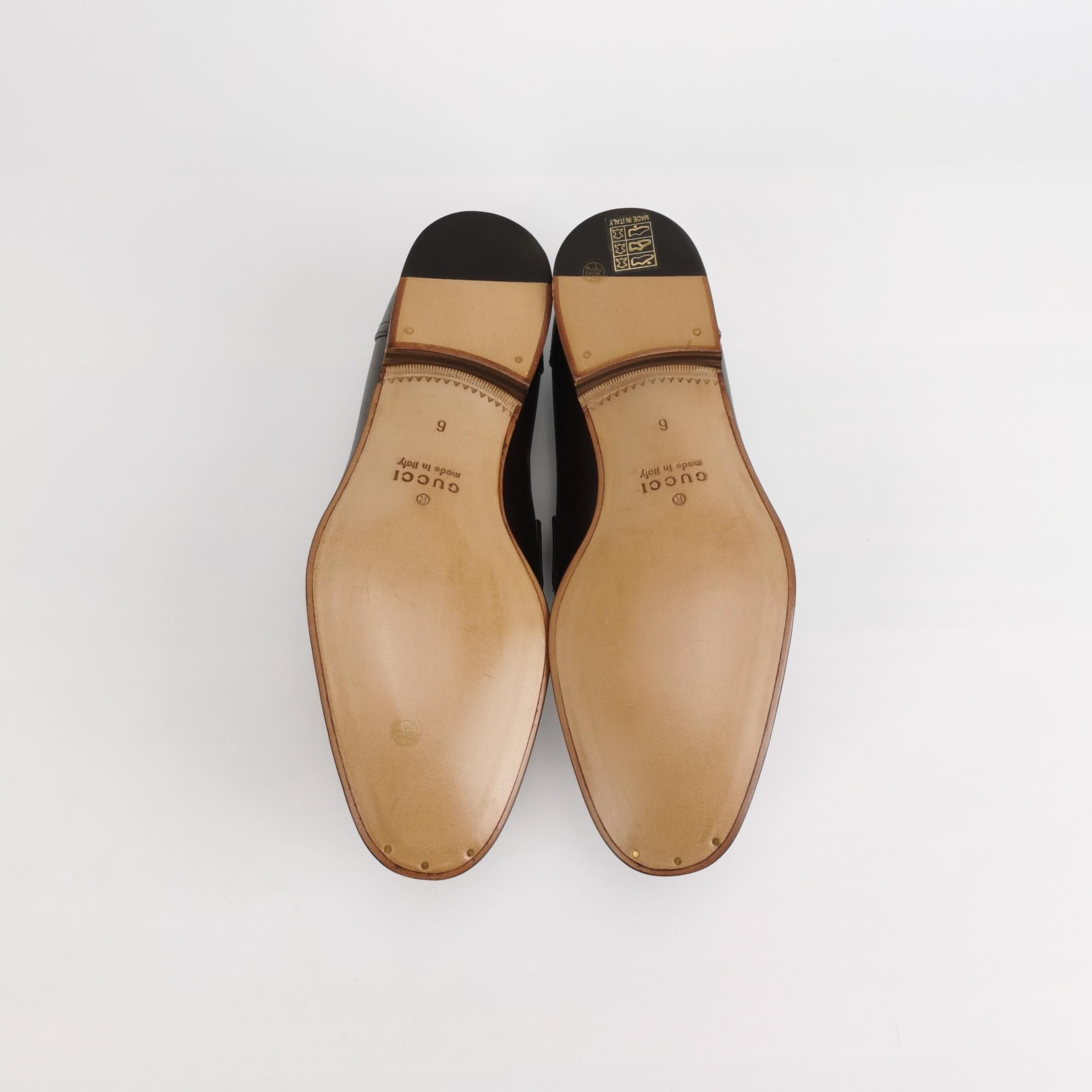 Gucci Gucci Leather Interlocking G Loafers 6 Size US 7 / EU 40 - 6 Thumbnail